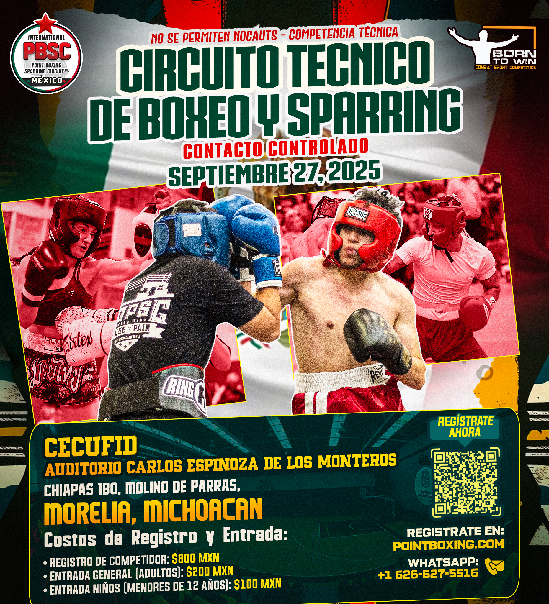 PBSC - Circuito Técnico de Boxeo y Sparring - Morelia, Michoacán