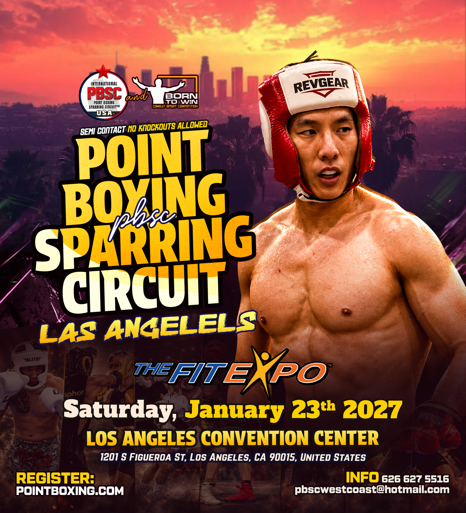 PBSC POINT BOXING SPARRING CIRCUIT - LA FIT EXPO 2027