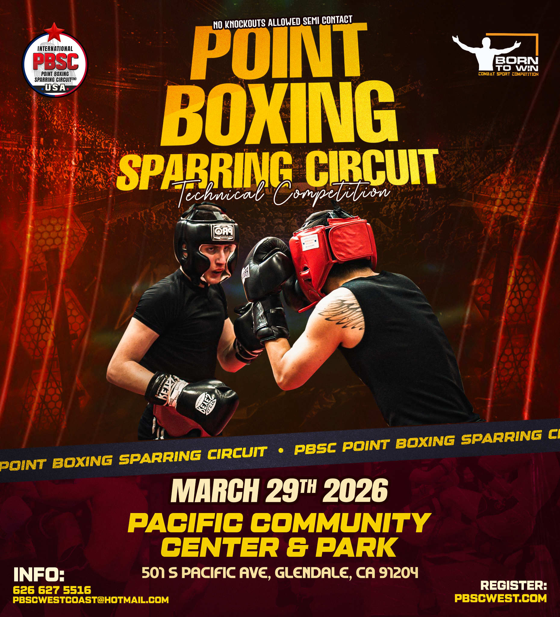 PBSC POINT BOXING SPARRING CIRCUIT - GLENDALE, CA
