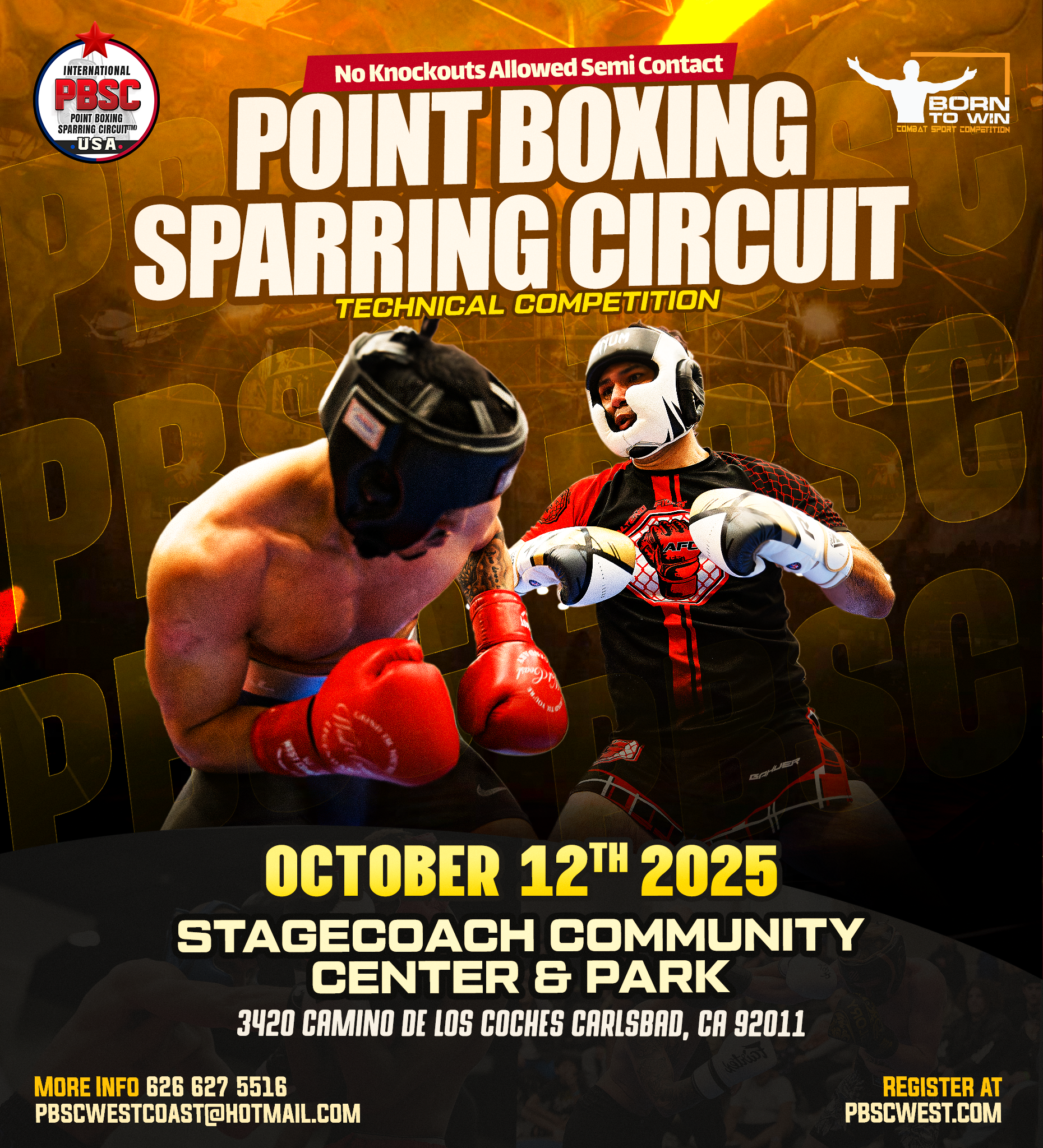 PBSC POINT BOXING SPARRING CIRCUIT - CARLSBAD, CA