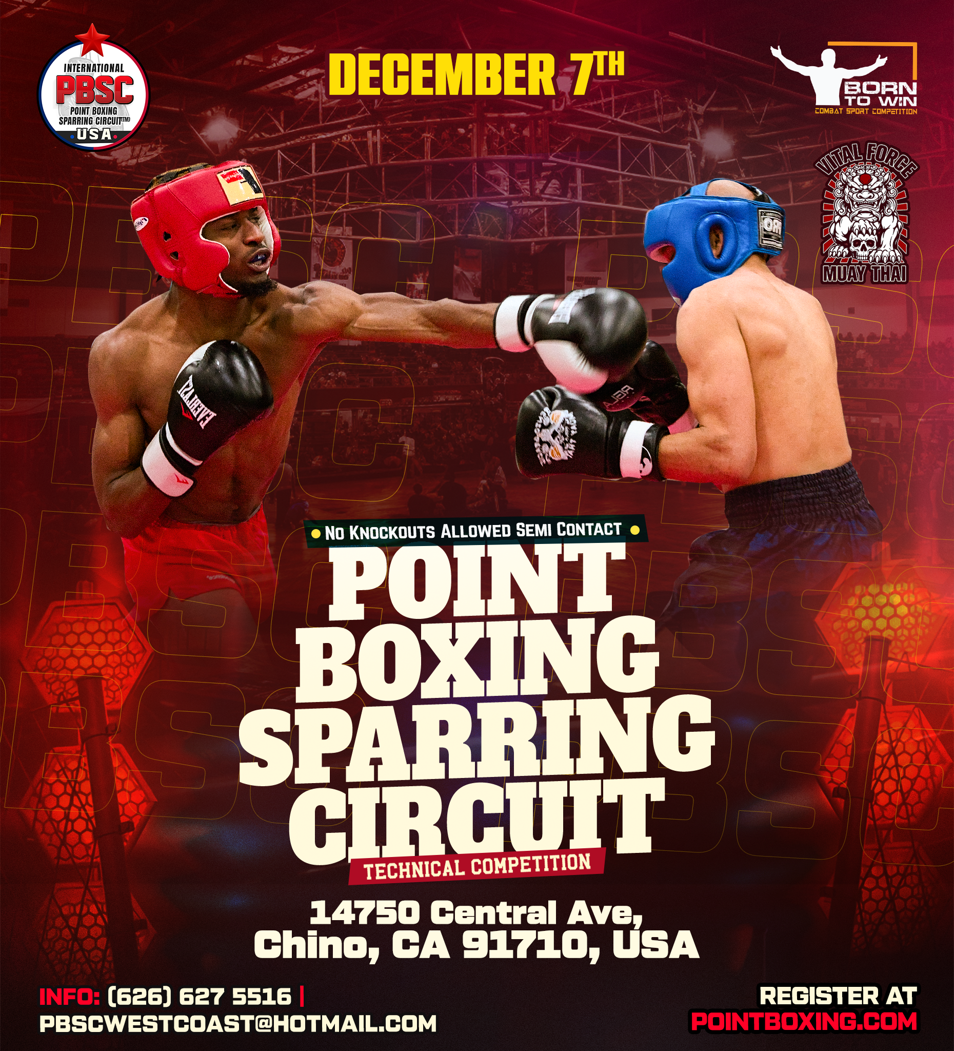 PBSC - POINT BOXING SPARRING CIRCUIT - CHINO, CA
