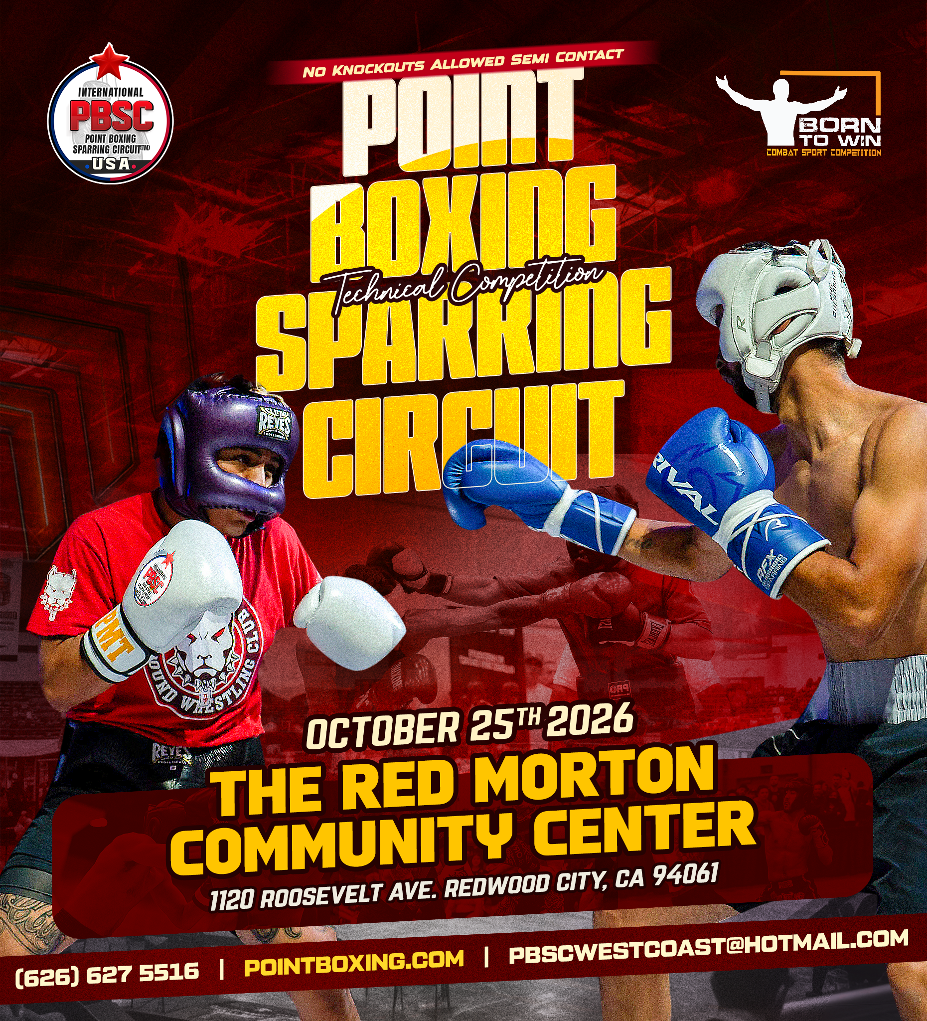 PBSC POINT BOXING SPARRING CIRCUIT - REDWOOD CITY, CA