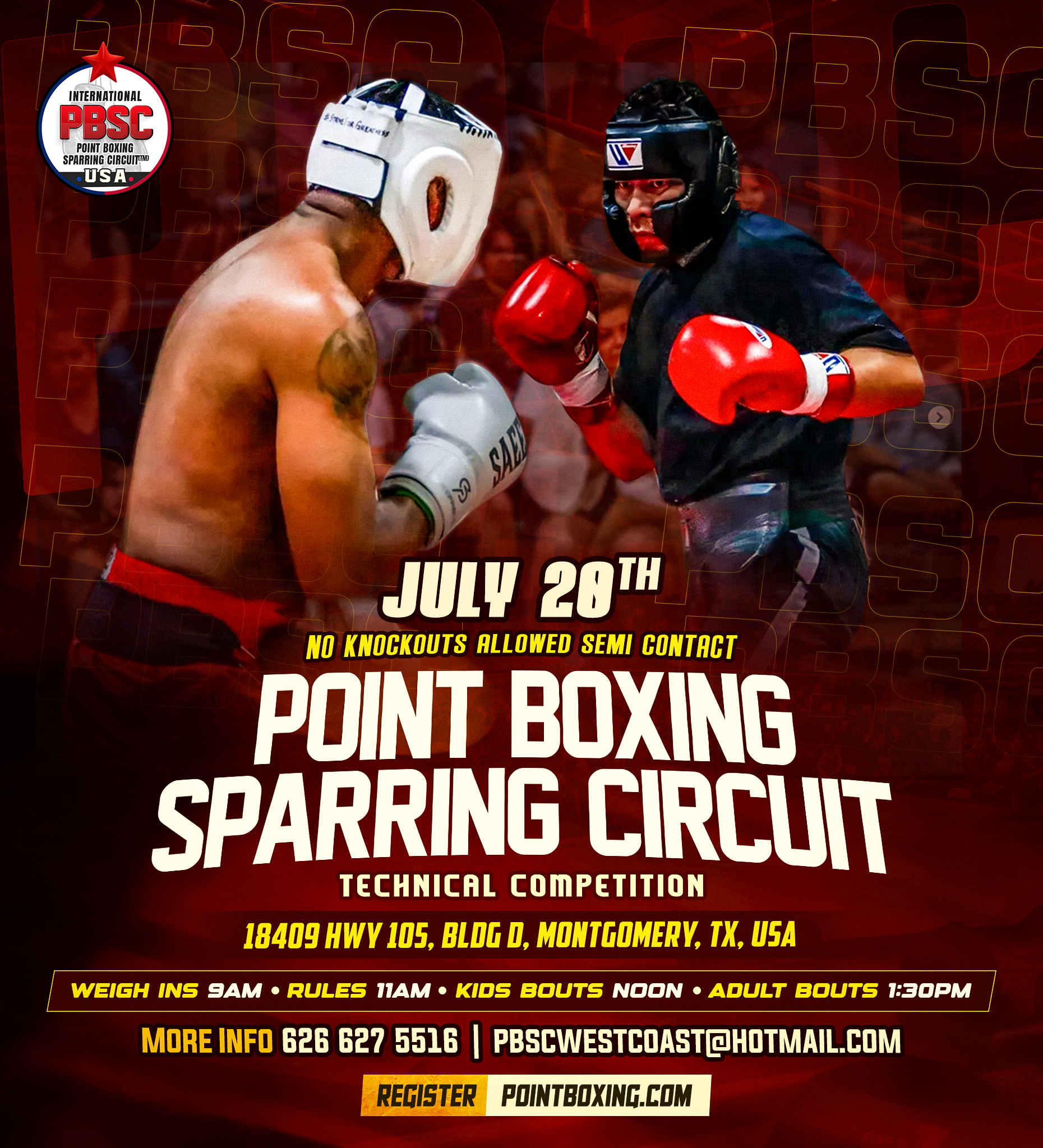 PBSC POINT BOXING SPARRING CIRCUIT - Montgomery, TX
