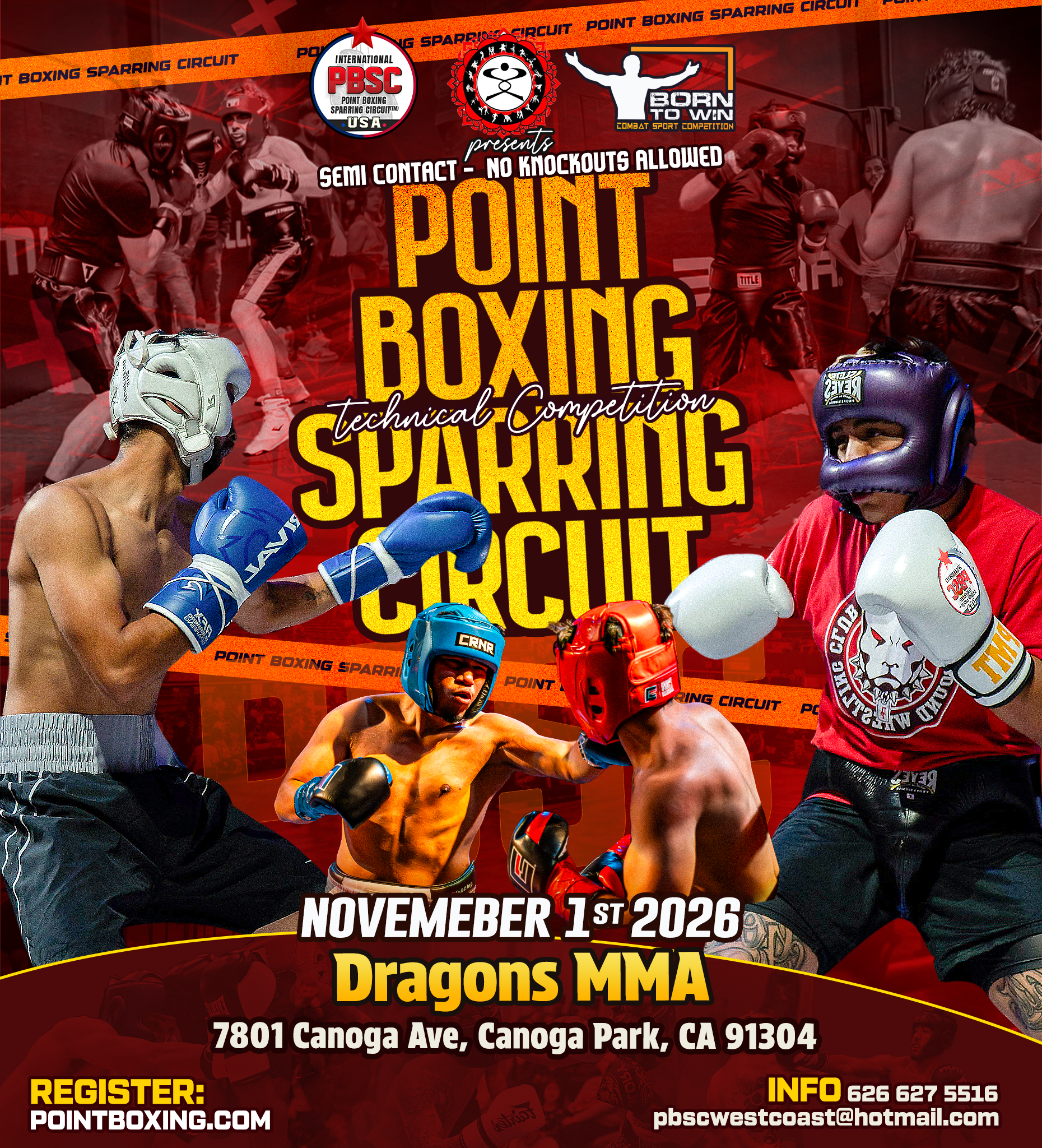 PBSC POINT BOXING SPARRING CIRCUIT - CANOGA PARK, CA