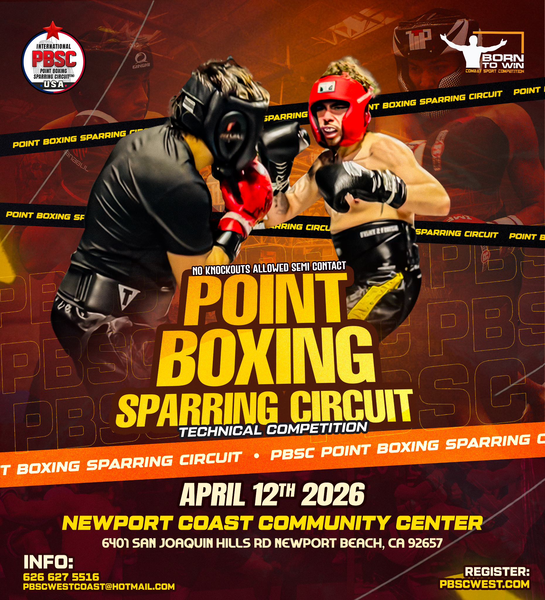 PBSC POINT BOXING SPARRING CIRCUIT - NEWPORT BEACH, CA