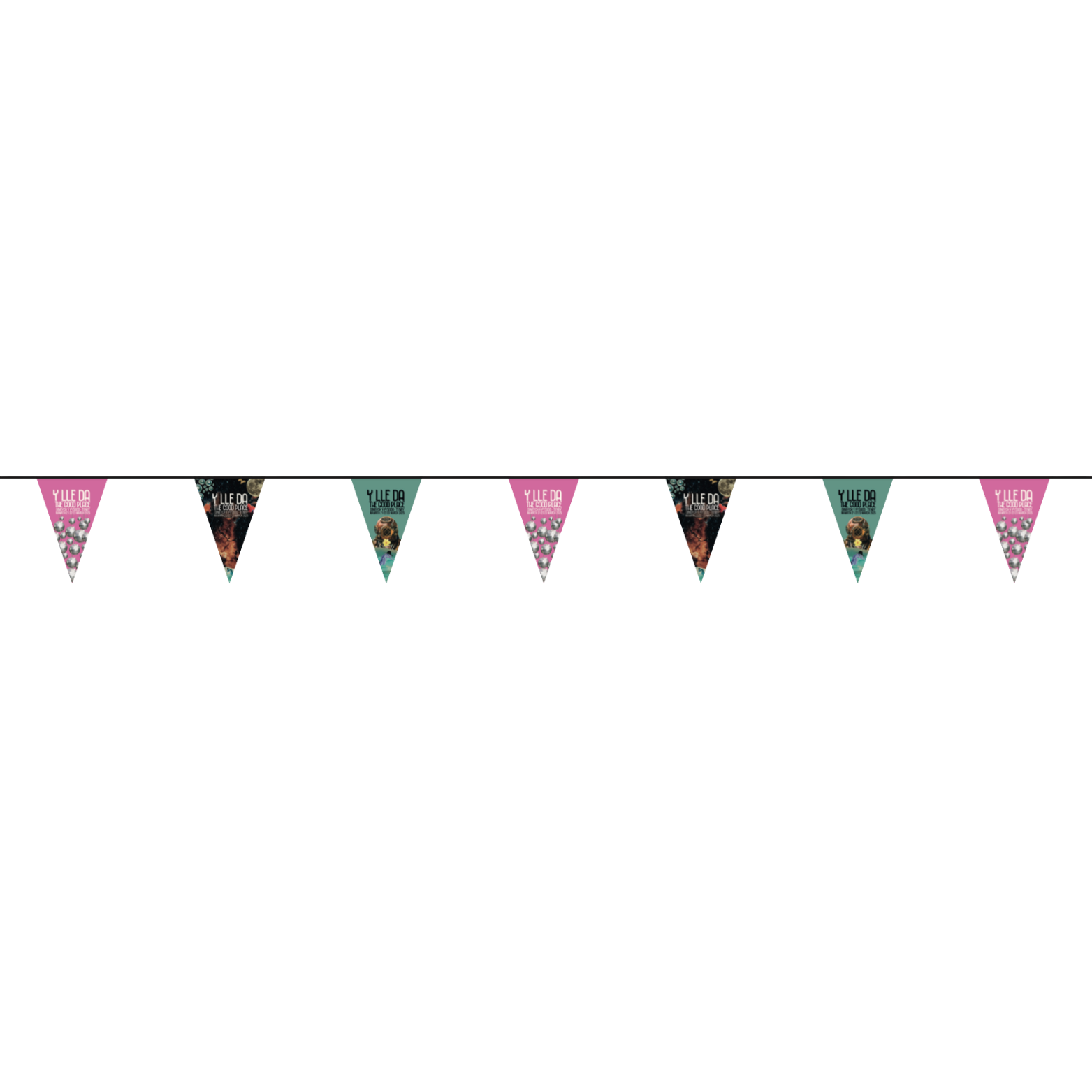 Bunting, Pembrokeshire based designer