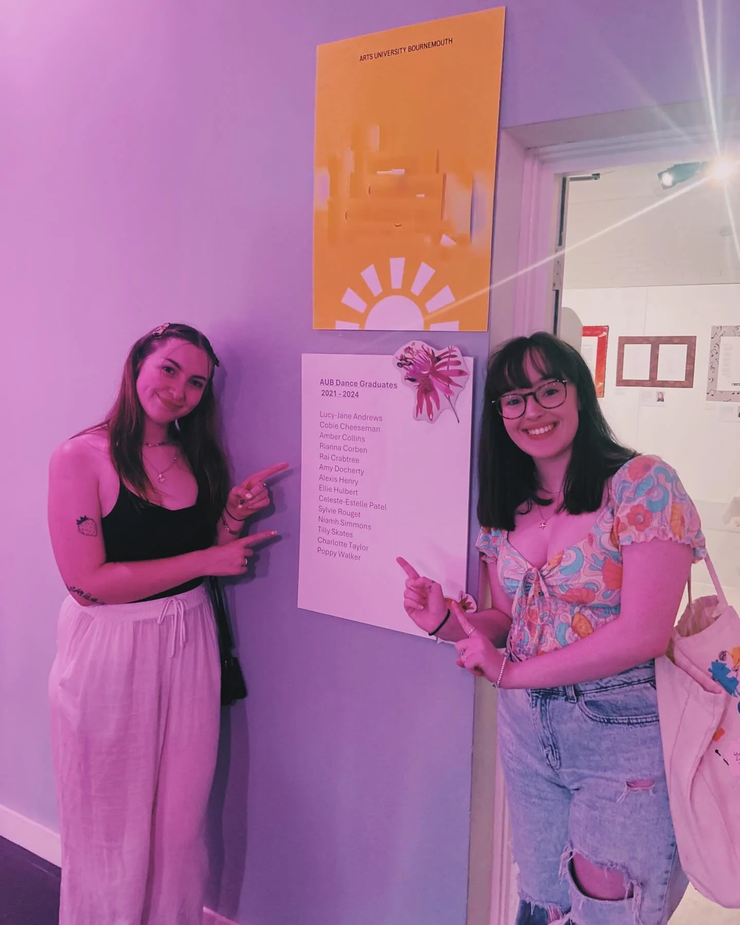 AUB Summer Degree Show
@aub_makes_dance_makers π©·ππ
each year, AUB puts on a summer showcase displaying the work of its graduate artists. 2024 being my graduating cohort, this past exhibition was full of my own work & that of my peers. it was