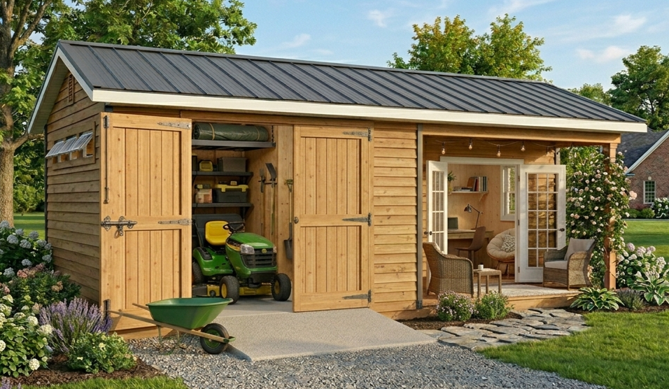 Hybrid Sheds: Extra Room to Work, Play, and Store
