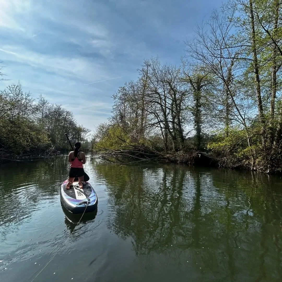 First paddle of 2026 down the Dronne river from beautiful Aubeterre to Bonnes. 

Premi&egrave;re sortie en paddleboard de 2026 sur la rivi&egrave;re Dronne, de la magnifique Aubeterre &agrave; Bonnes.