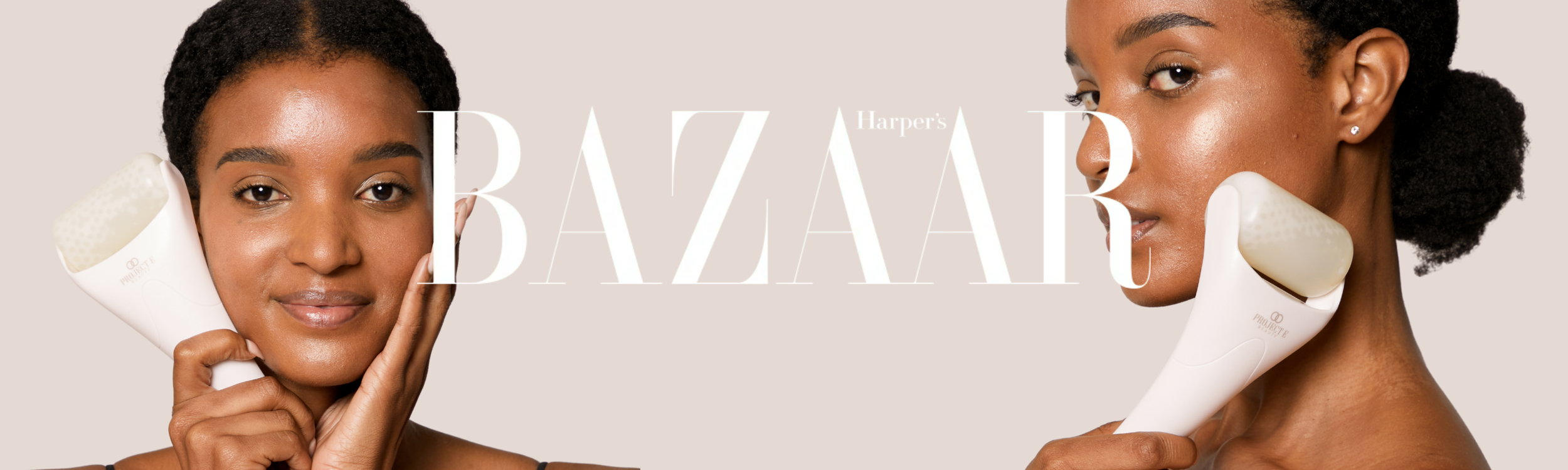 Harper’s Bazaar spotlights the Project E Beauty Ice Roller as the Secret to Depuffed Skin