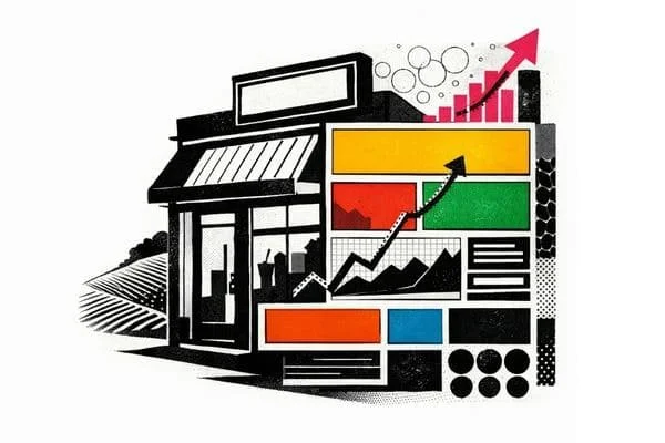 Commerce local, boutique ou café en croissance grâce à un site internet professionnel