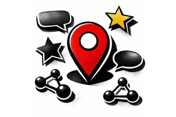 Fiche Google Business Profile avec avis clients pour améliorer la visibilité locale d’une entreprise