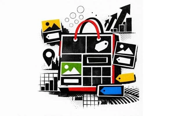 Sac à main illustrant la création d’un site e-commerce pour vendre ses produits en ligne