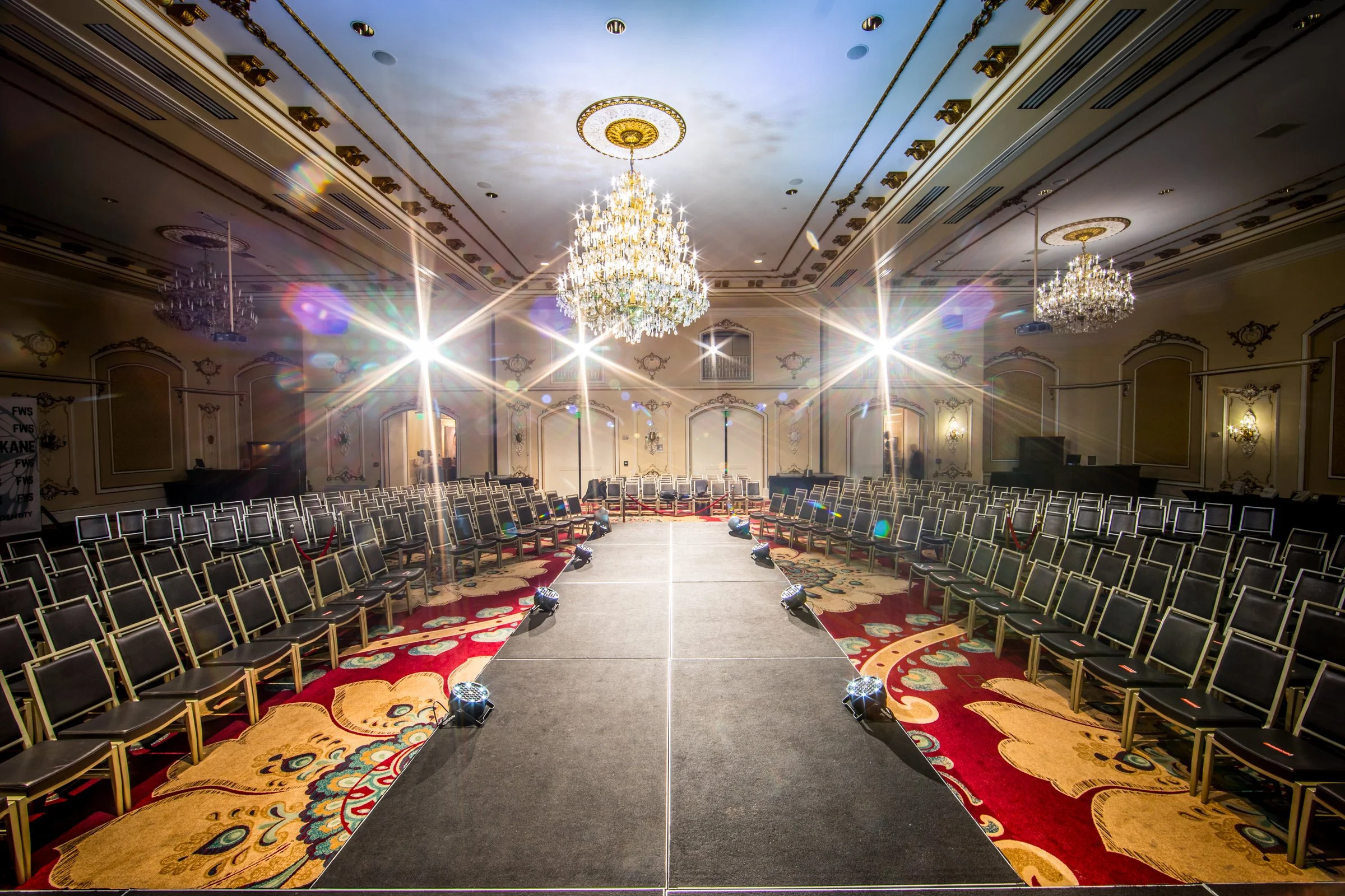 The Grand Pennington Ballroom in the Historic Davenport PC Gabriel (Picture Perfect Visions)