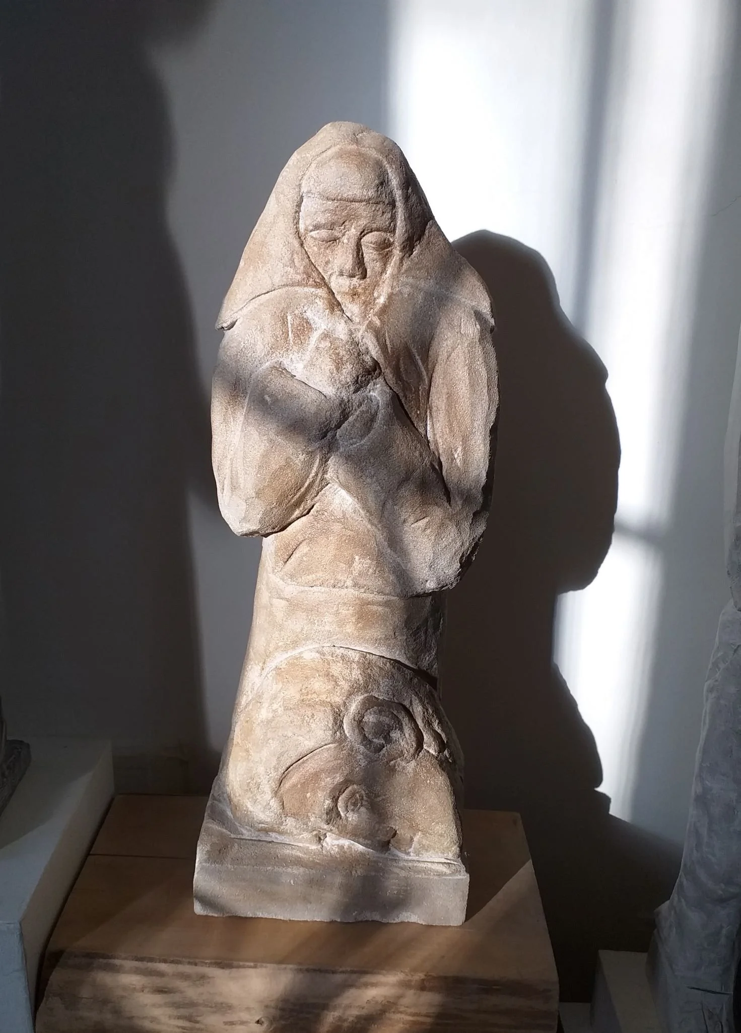 Elhanen with the Head of Goliath. 2023. h50cms. £300.jpg