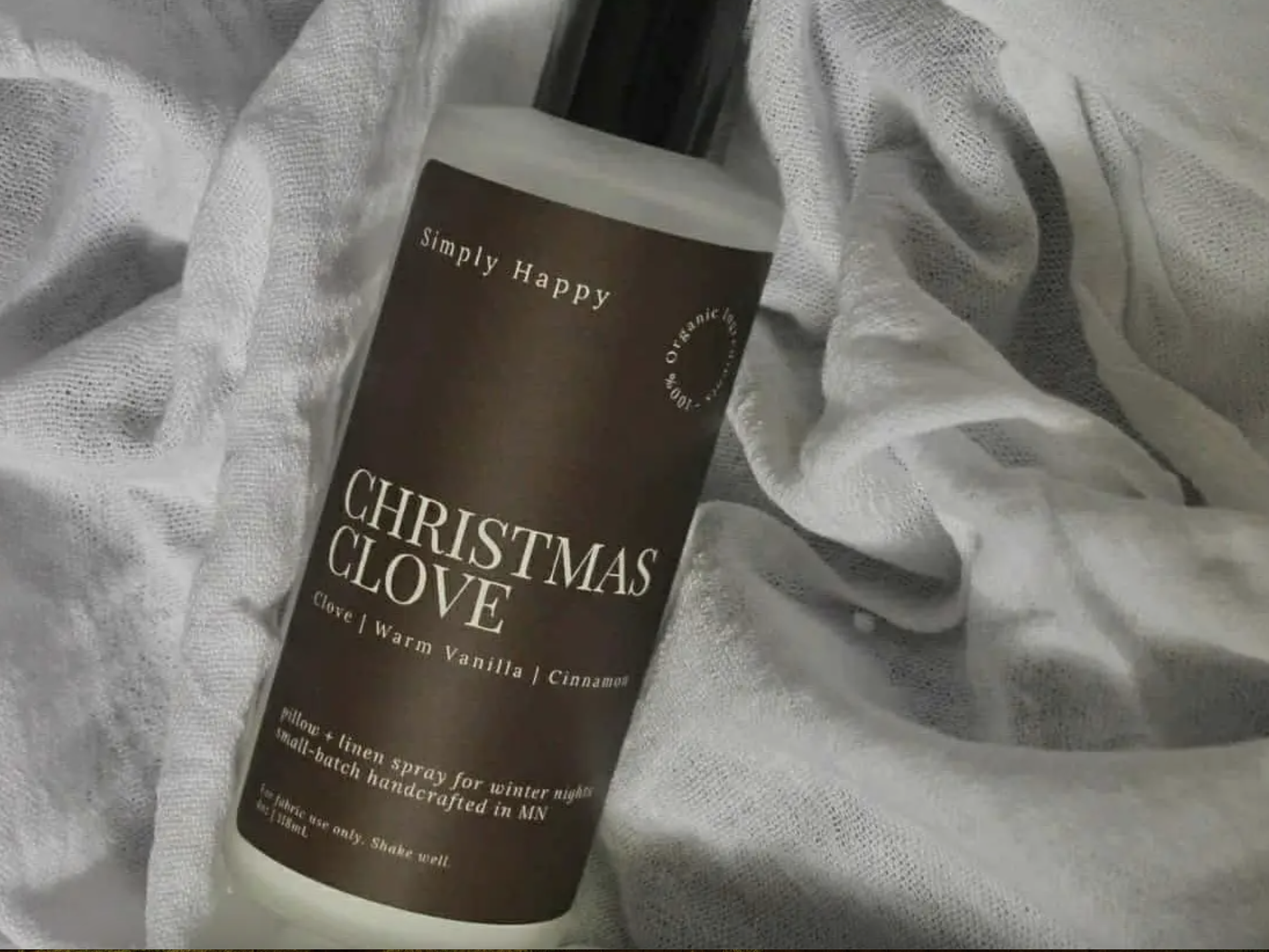 Christmas Clove | Organic Pillow + Linen Spray