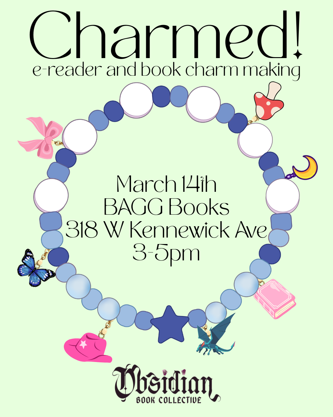 Charmed! E-reader and Book Charm Making!