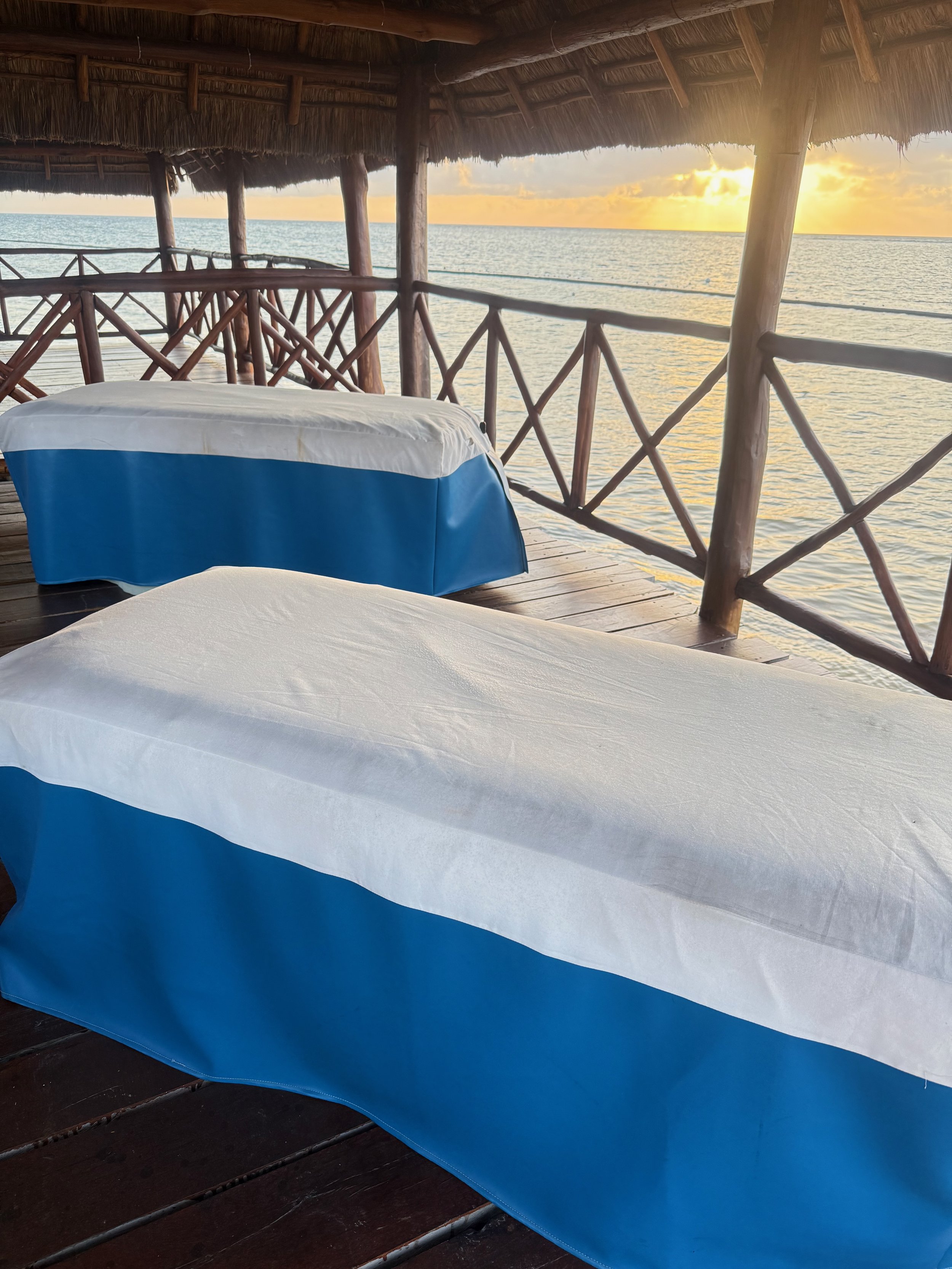 Overwater Massage Deck at Margaritaville Island Reserve Riviera Cancun