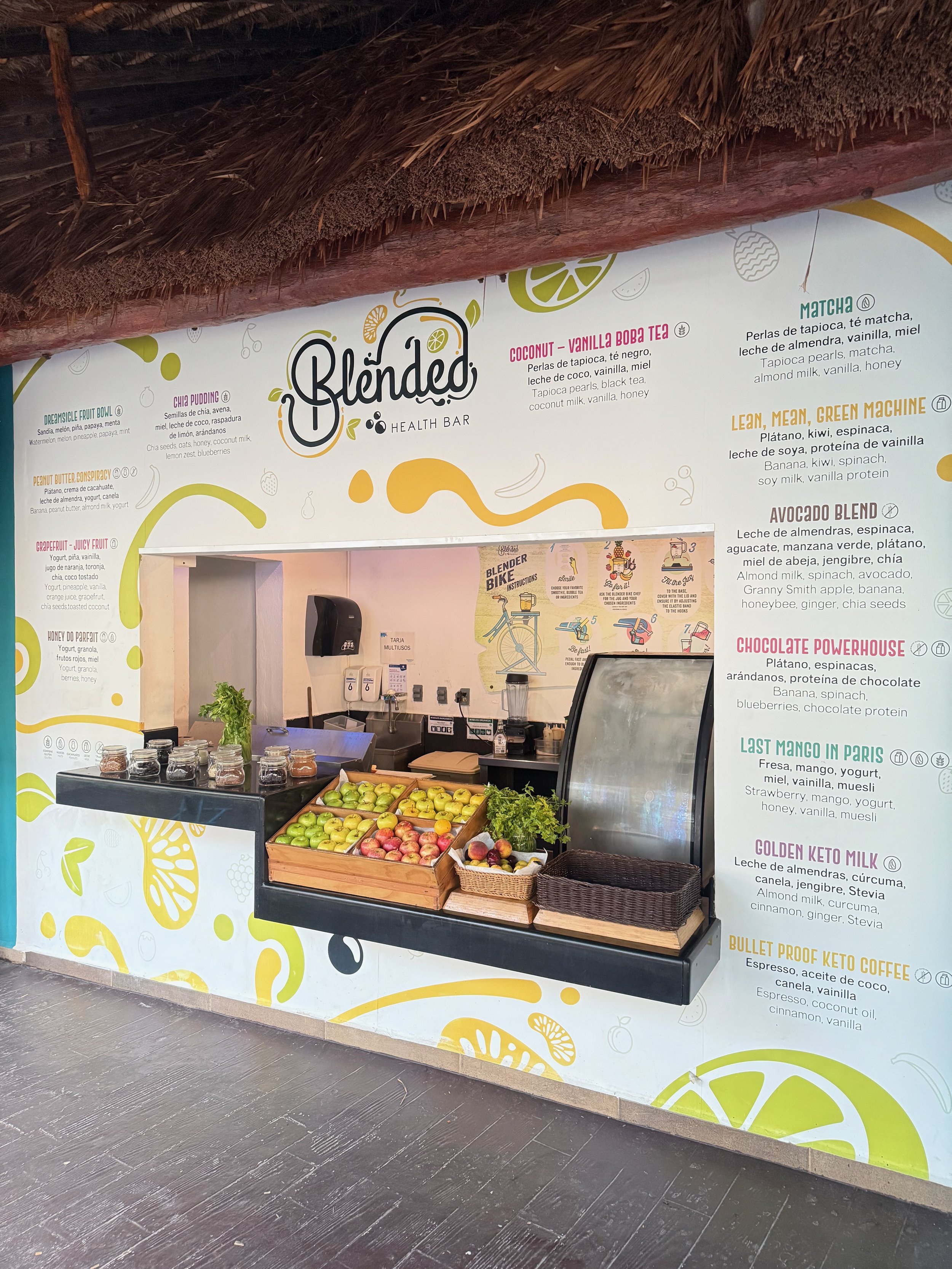 BLENDED – Wellness &amp; Smoothie Bar at Margaritaville Island Reserve Riviera Cancun