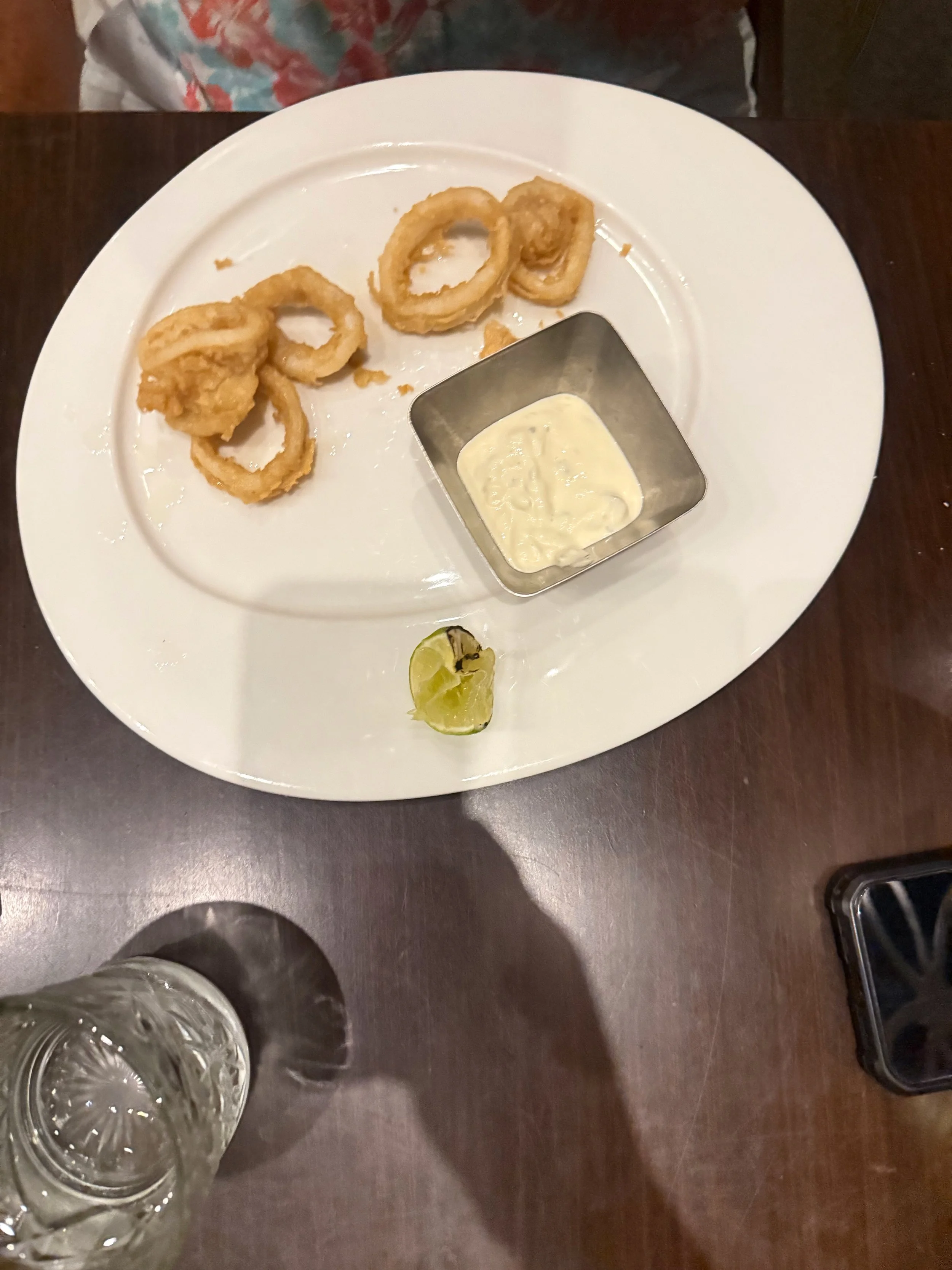 Calamari at Frank &amp; Lola’s Italian Trattoria at Margaritaville Island Reserve Riviera Cancun