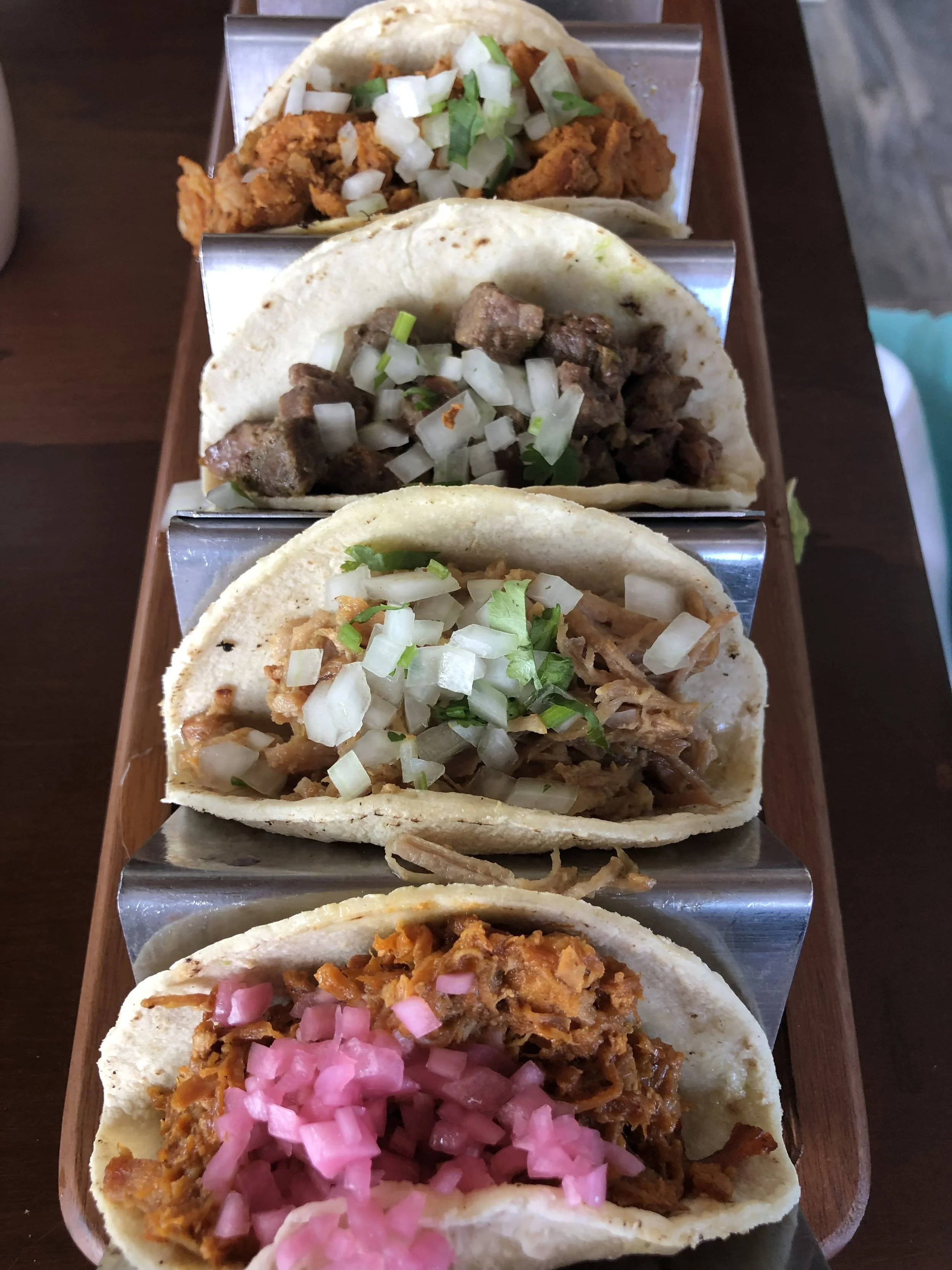 Tacos from Rita’s Taco House at Margaritaville Island Reserve Riviera Cancun