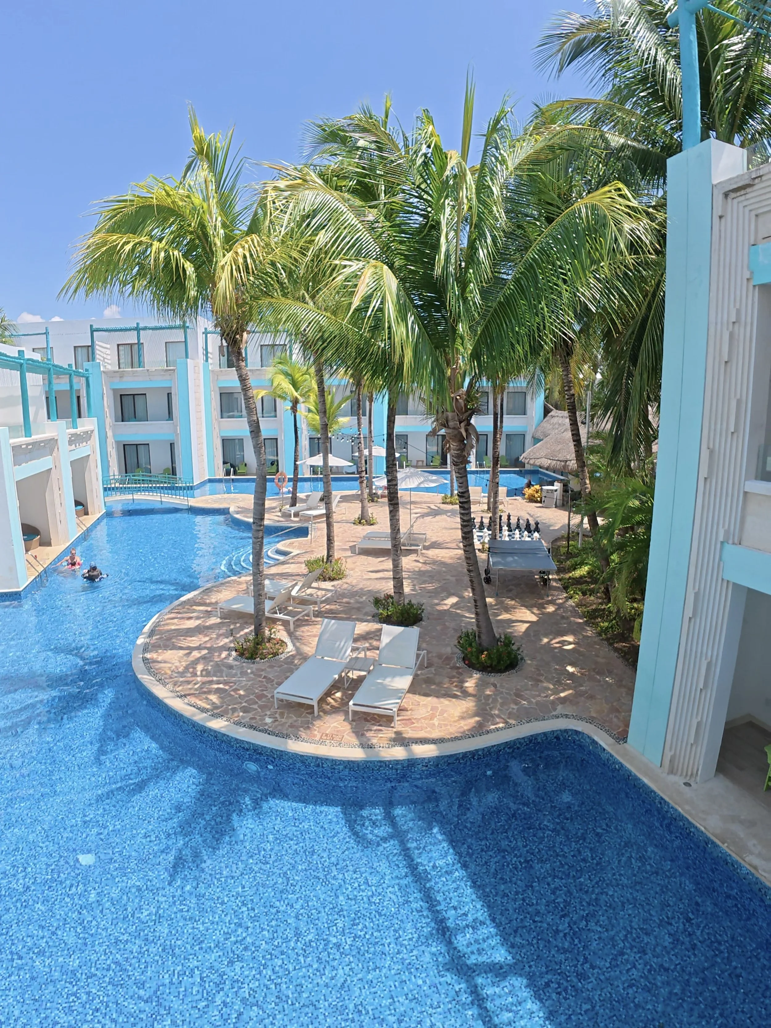 Aerial View of Resort Pool at Margaritaville Island Reserve Riviera Cancun