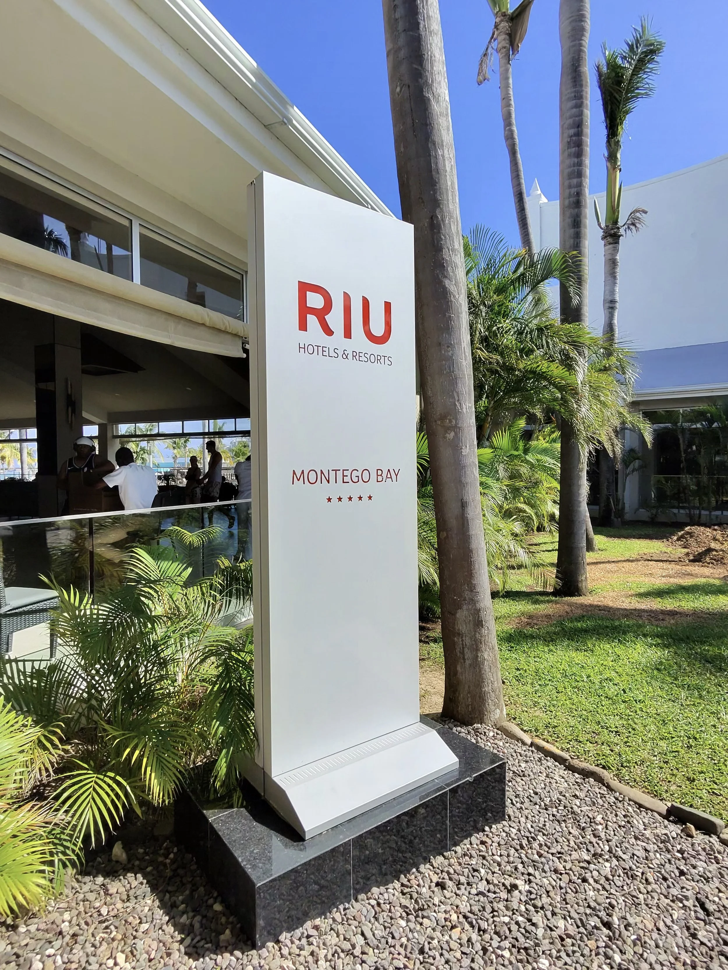 Riu Montego Bay Adults Only Resort Entrance Sign