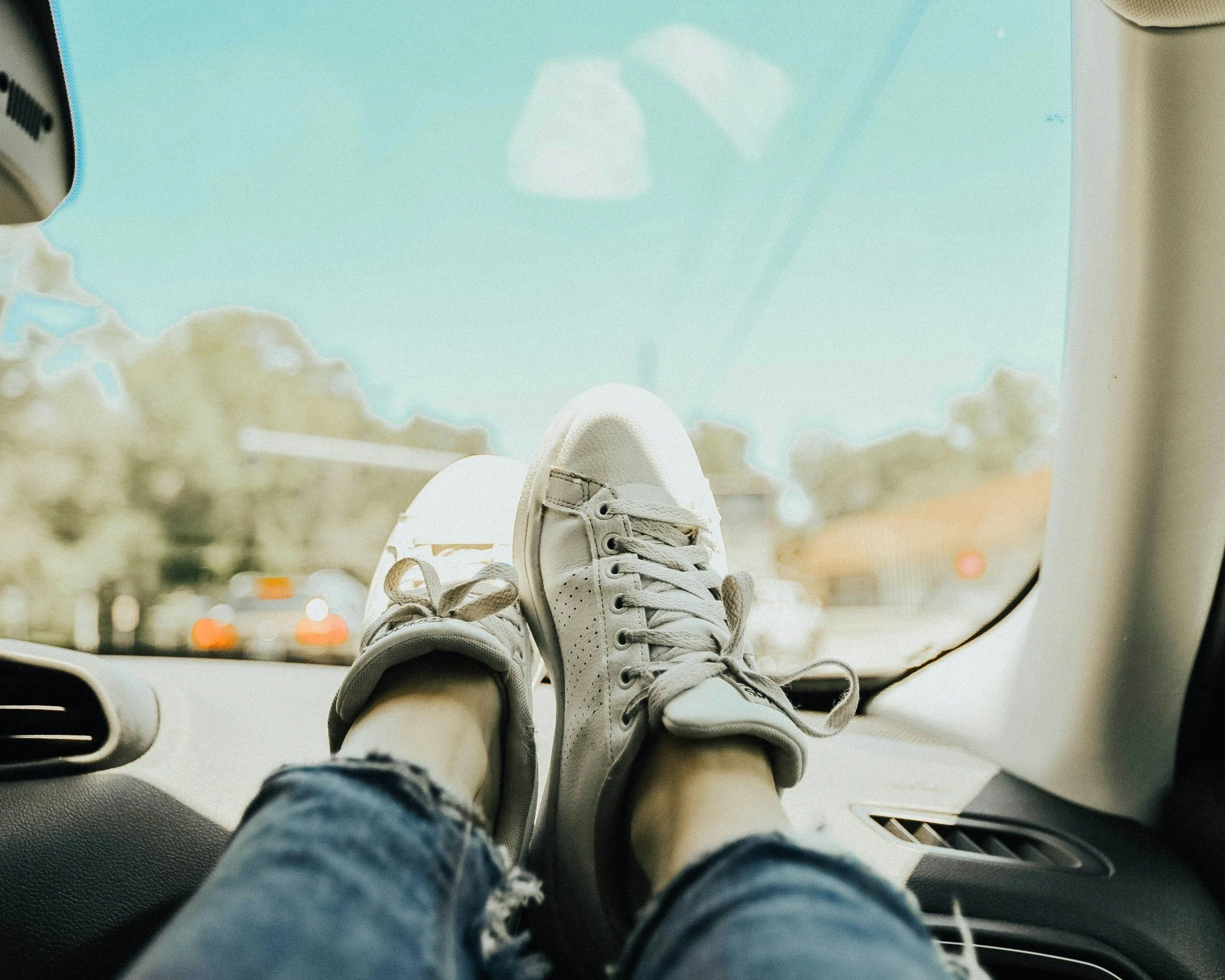 Feet on the Dashboard - Road Trip