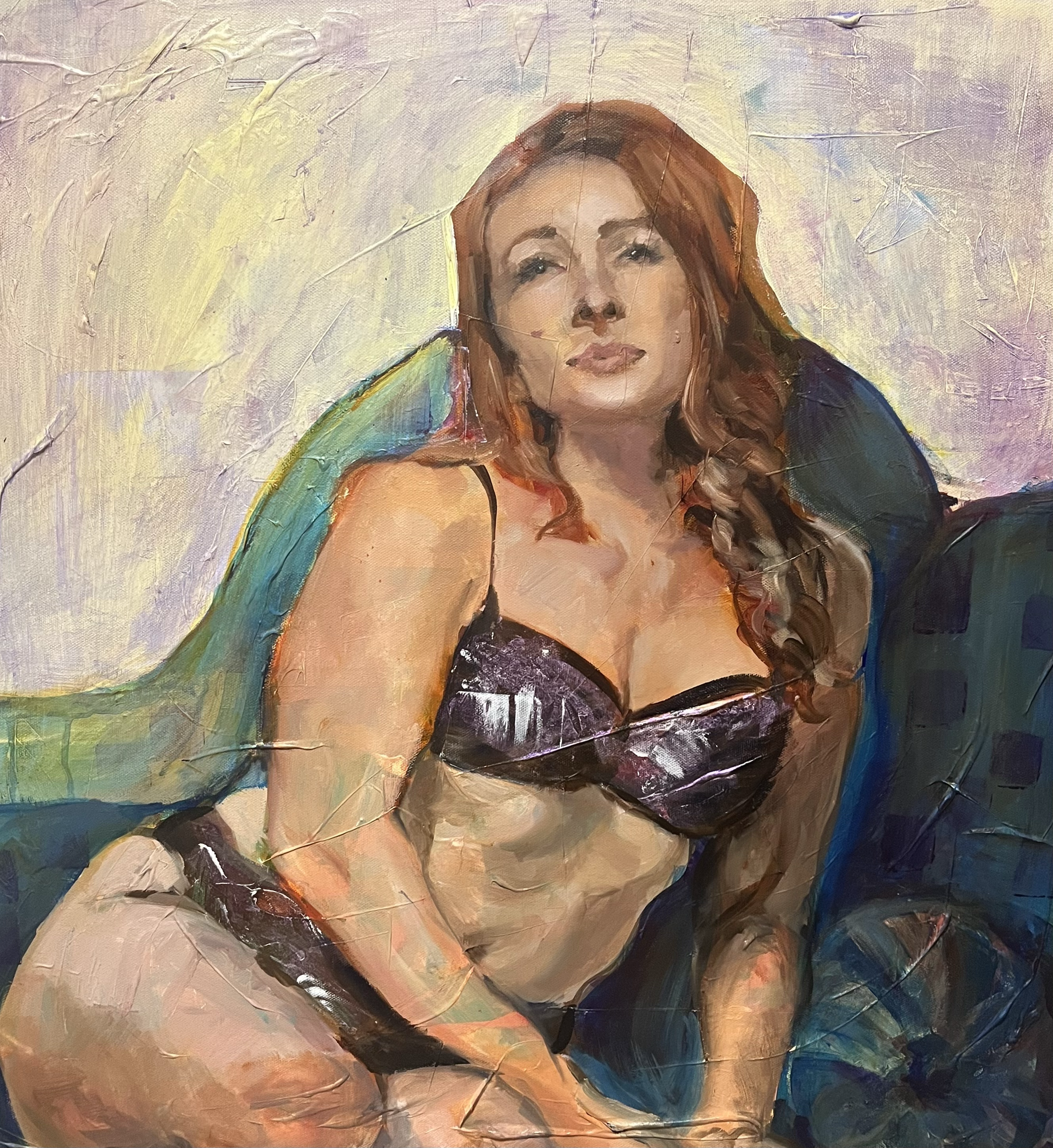 Why can't I please you
oil on canvas/20x20/2024