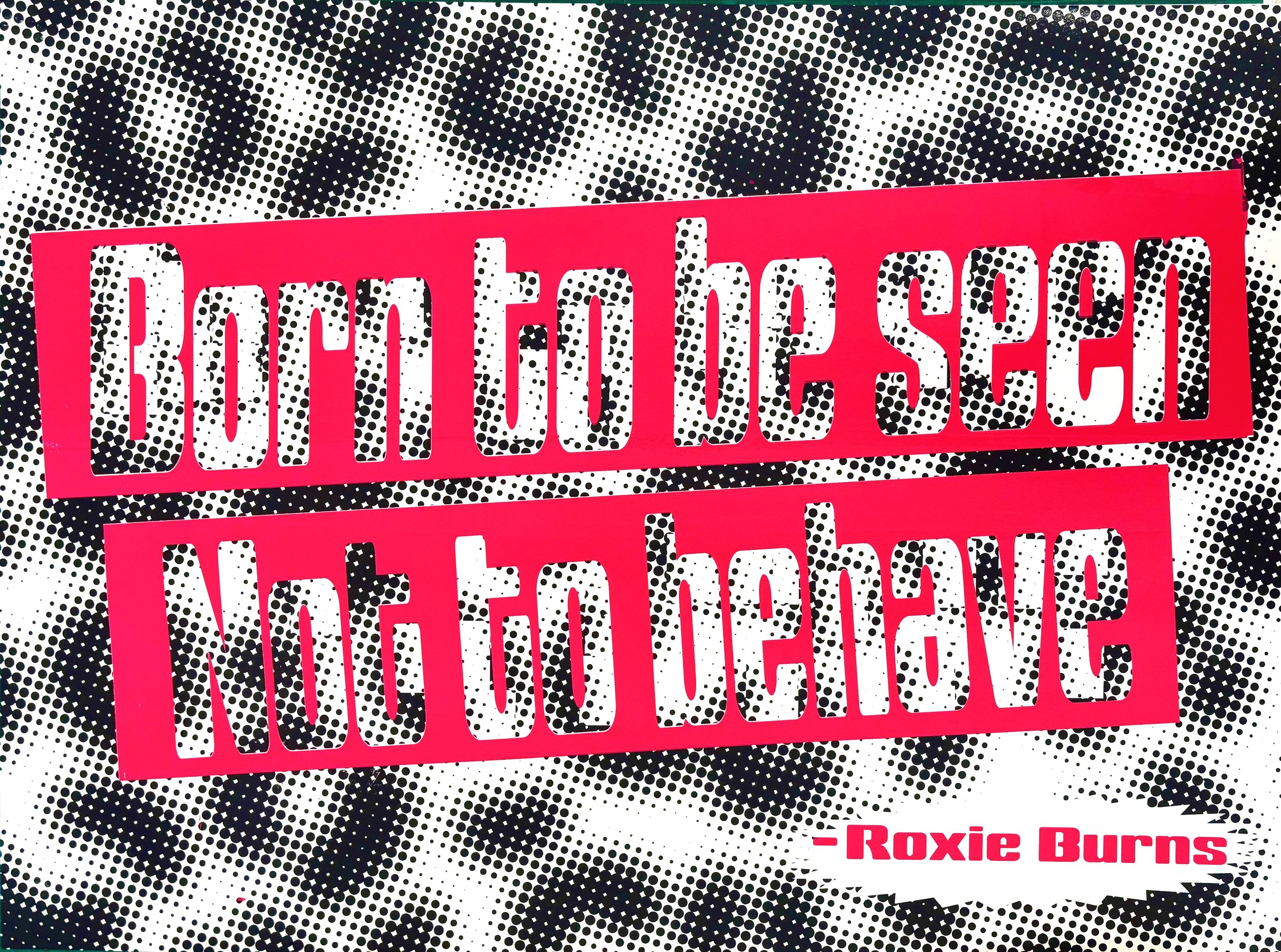 Roxie Burns #2 (2025), Screenprint, 64.6 cm x 82.5 cm, £100