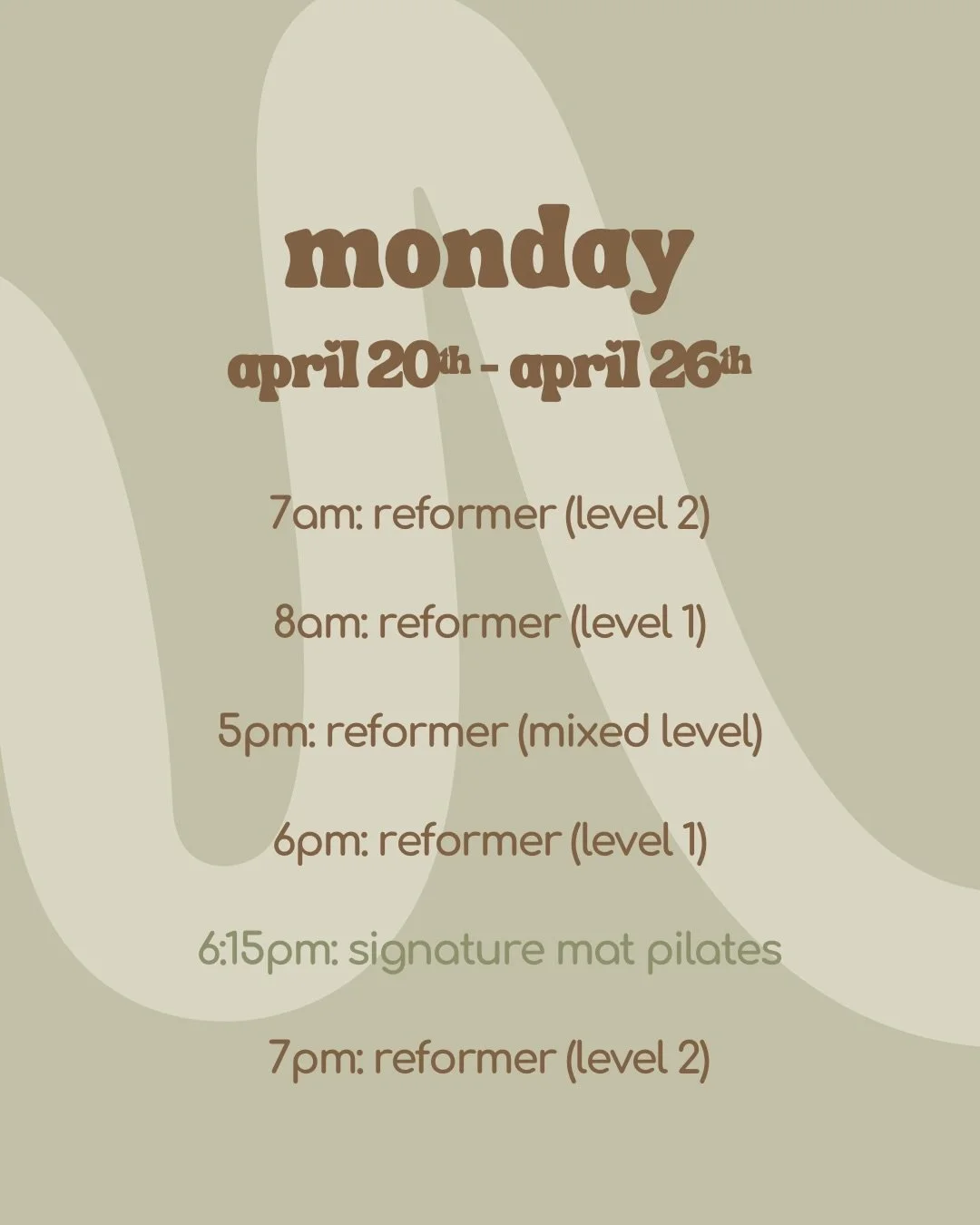 ☀️ it&rsquo;s a good week ☀️

#pilatesstudio #reformerpilates #barre #matpilatesclass