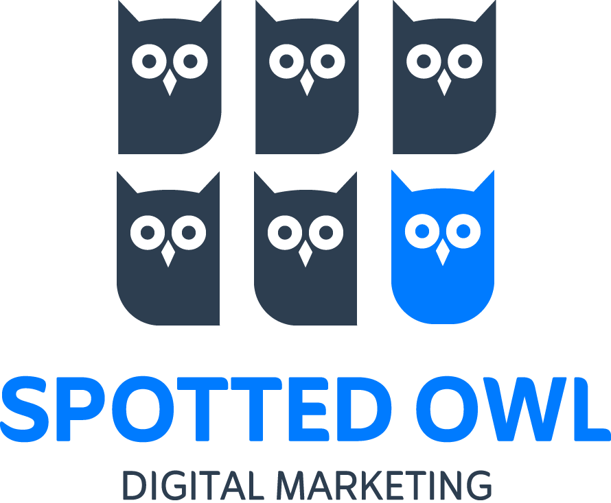 Spotted Owl Digital Marketing owl logo mark