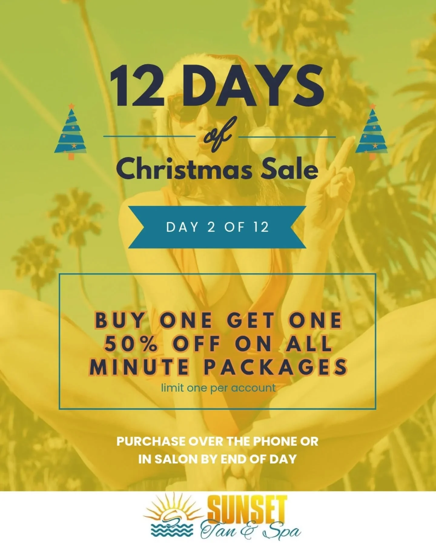 Our 12 Days of Christmas Sales are officially here.
A new deal every single day &mdash; come shop in-store or give us a call to snag today&rsquo;s special!
.
.
#tanningsalon #tan #tanningbed #simcoecounty #barrietanning #coccoonwellnesspod #bogo #sel