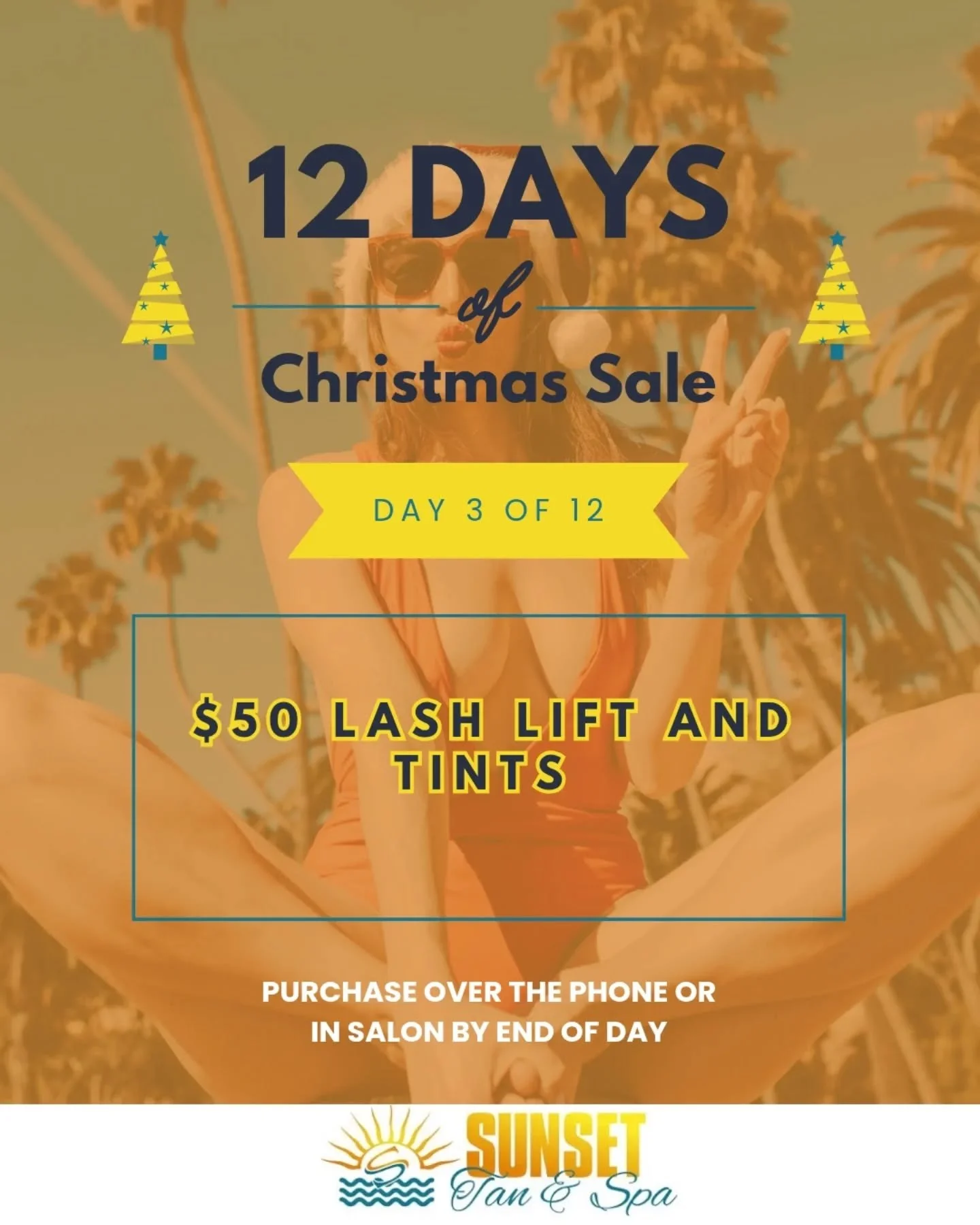 Our 12 Days of Christmas Sales are officially here.
A new deal every single day &mdash; come shop in-store or give us a call to snag today&rsquo;s special!
.
.
#tanningsalon #tan #tanningbed #simcoecounty #barrietanning #lashlift #selfcare #beauty #t
