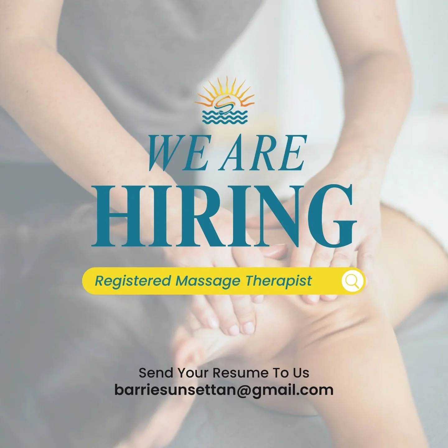 As you may know, our Rachel is expecting and will be taking some time off soon. We&rsquo;re excited for her, and in the meantime, we&rsquo;re looking to welcome a Registered Massage Therapist (RMT) to join our team and help fill her spot.

If you&rsq