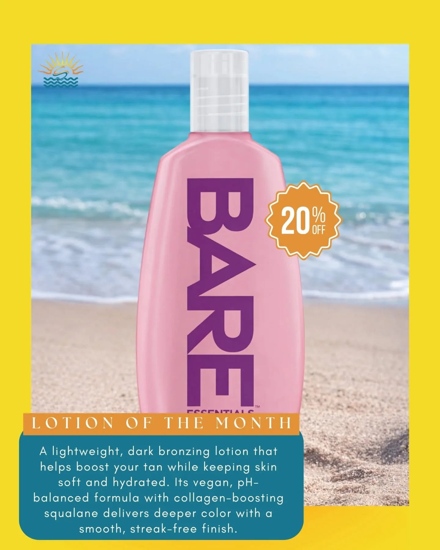 March Lotion of the Month 🌸

Say hello to your new glow-to: Bare Essentials Dark Bronzer by ProTan ✨

This lightweight bronzing lotion helps deepen your tan while keeping skin hydrated and smooth. 

💰Regular $60- now 20% OFF for March only! 
.
.
#t