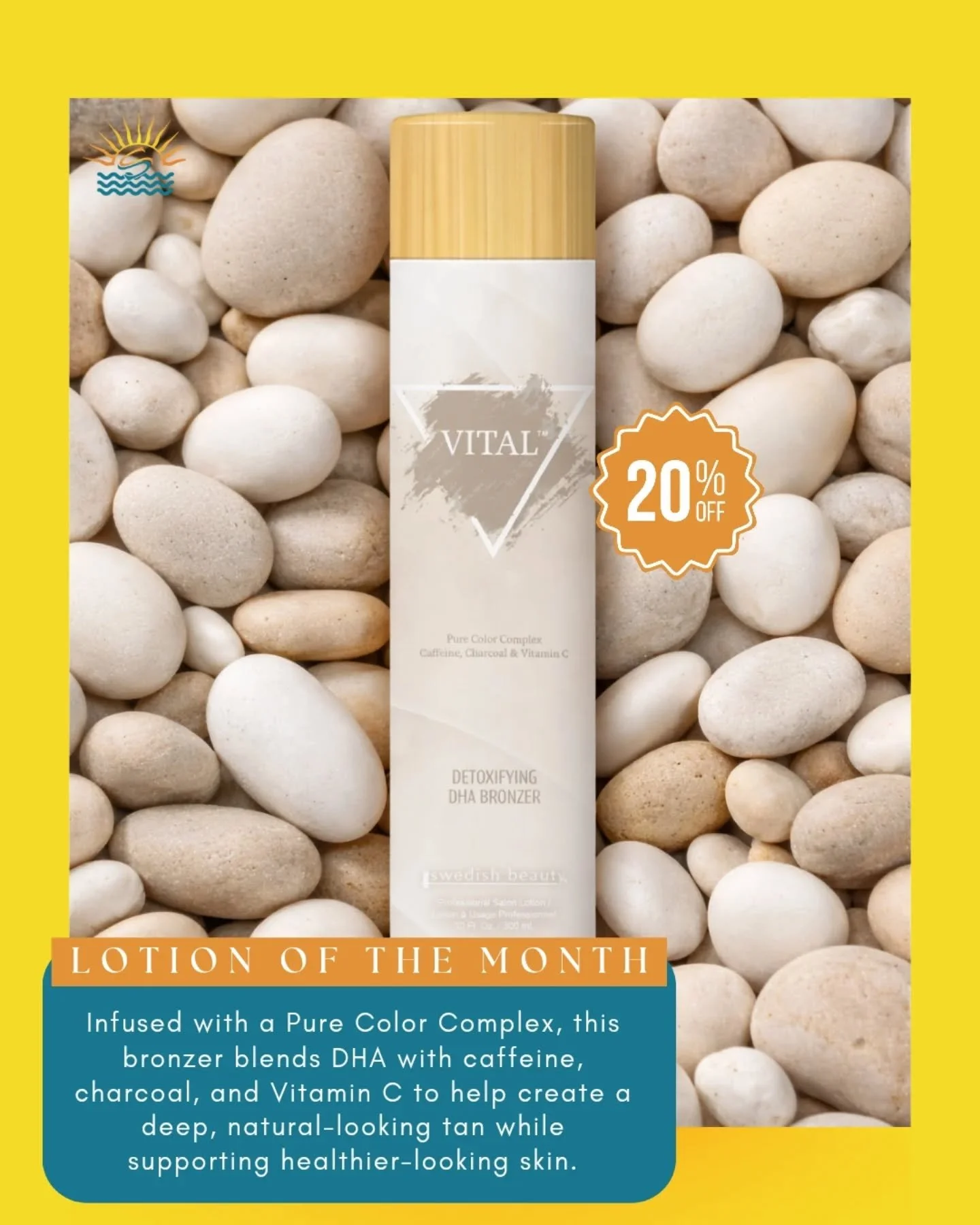 April Lotion of the Month 💐

Say hello to your new glow-to: Vital Detoxifying DHA Bronzer by Swedish Beauty ✨

Perfect for anyone looking to boost their tan while giving their skin a detoxifying, skin-loving treatment.

💰Regular $84- now 20% OFF fo