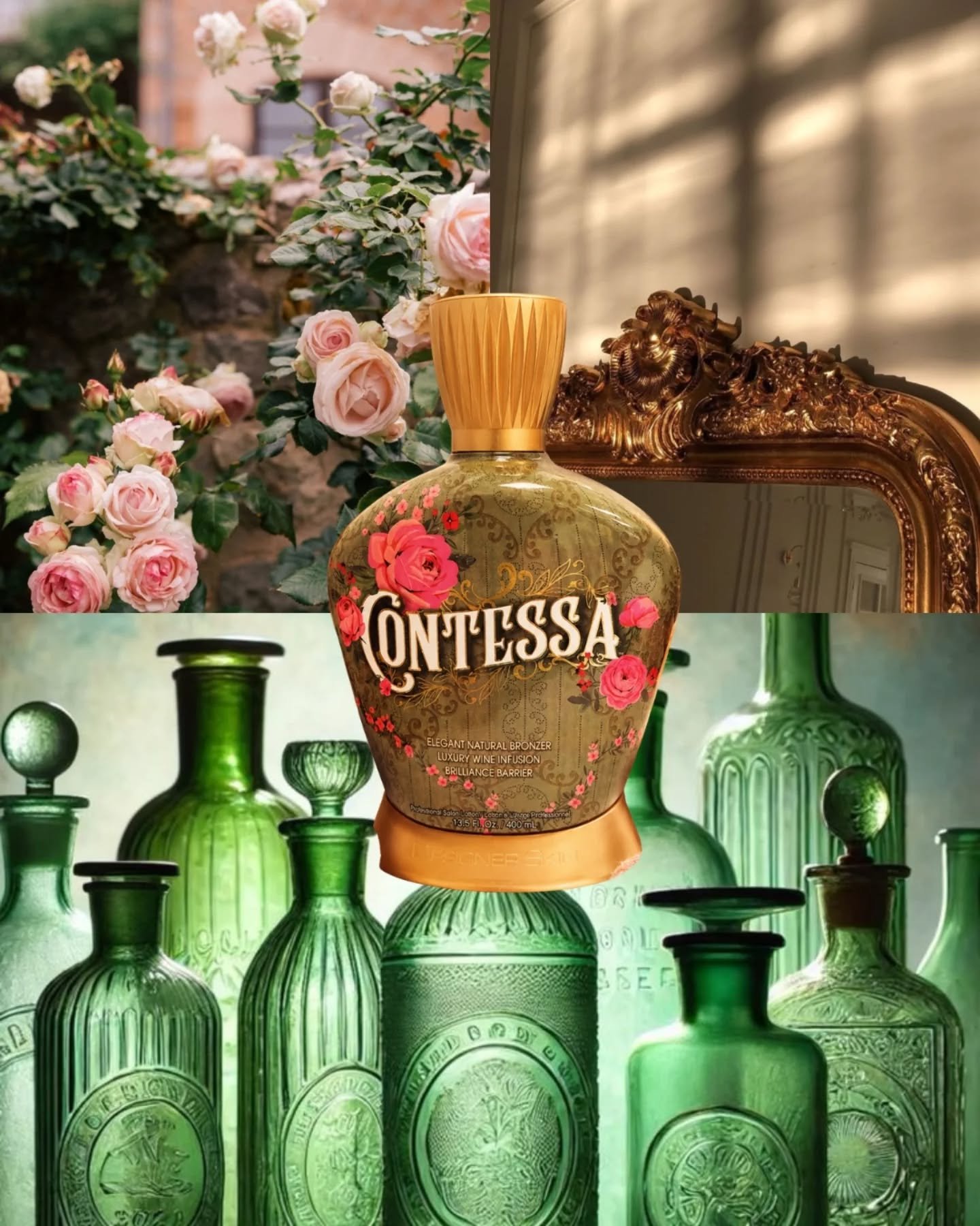 Can we take a moment for the packaging? 🌹✨

Contessa is easily one of the most aesthetically pleasing lotions on our shelves. With its vintage-inspired design, soft florals, and luxurious feel, it's just as beautiful displayed at home as it is in th