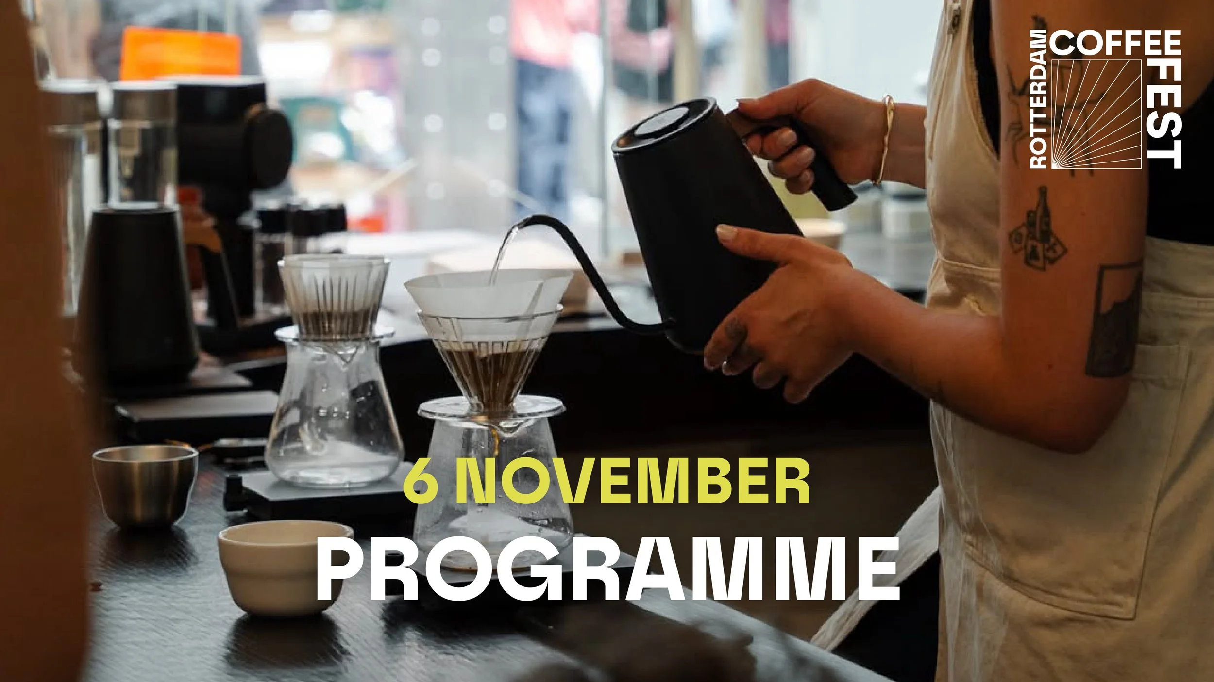 The caffeination continues...

On Friday, you can start your day with a cool roastery tour at @giraffecoffeeroasters or awaken your senses at @giraffecoffeehoogstraat with a filter omakase and sensory workshop. 

In the afternoon, drop by @mellowcoff