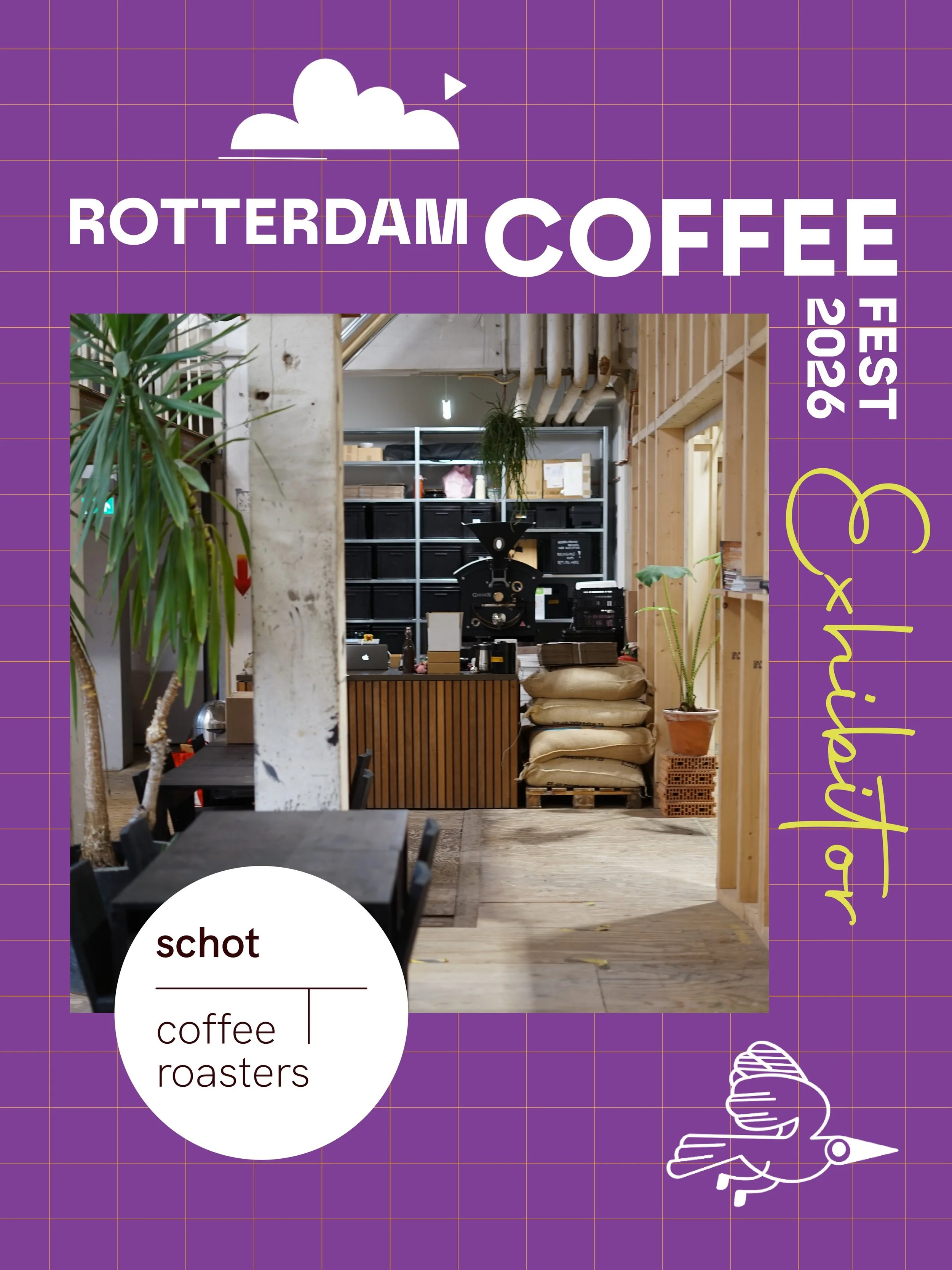 Exhibitor Highlights: Local roasters from the Randstad

@schotcoffeeroasters is bringing their collection of Meticulous, Pulsar, and ORB gadgets
-@shokunin.coffee will be serving up some manual espressos
-@daggercoffee is hosting mini multisensory wo