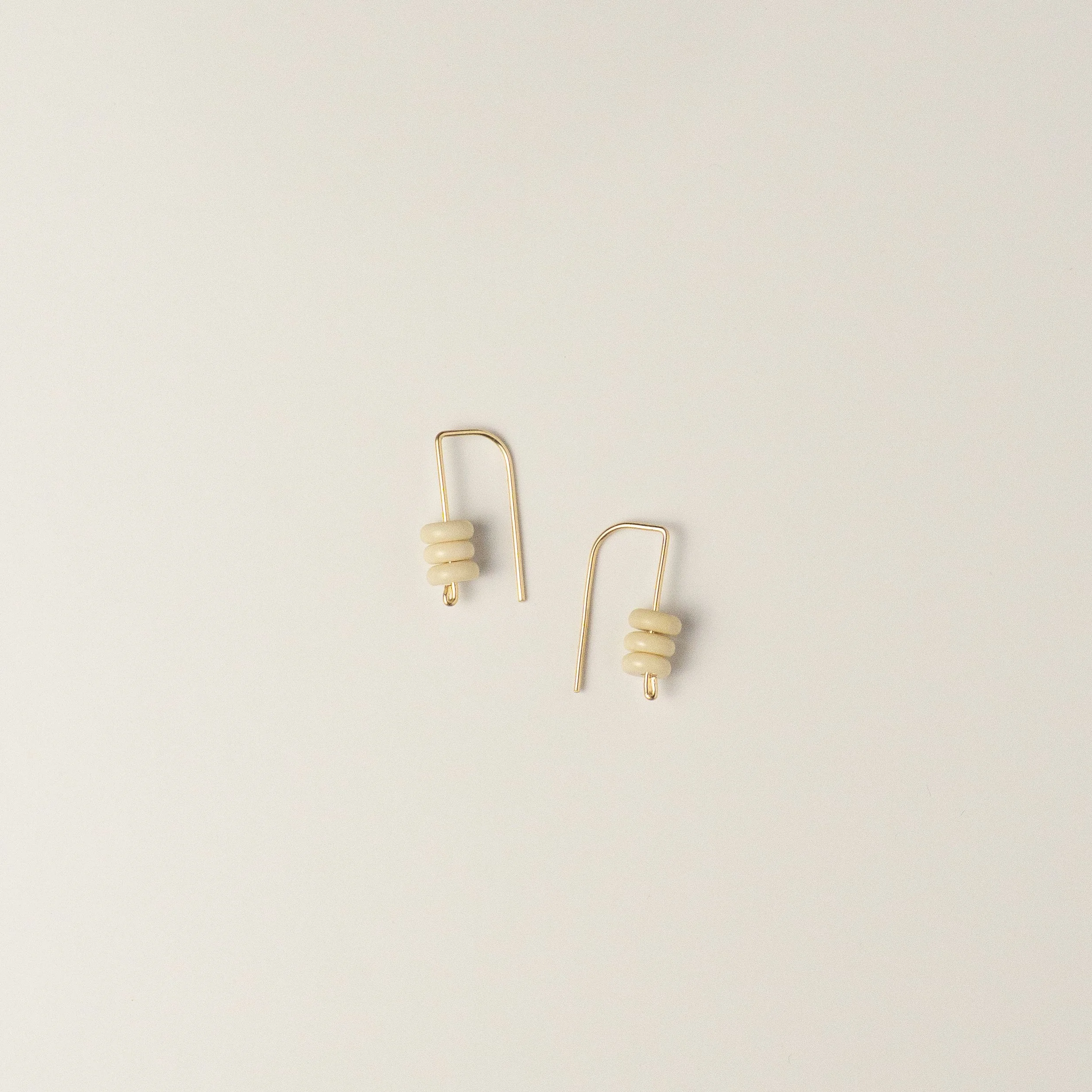 Cairn Drop Earrings in Fossil Jasper