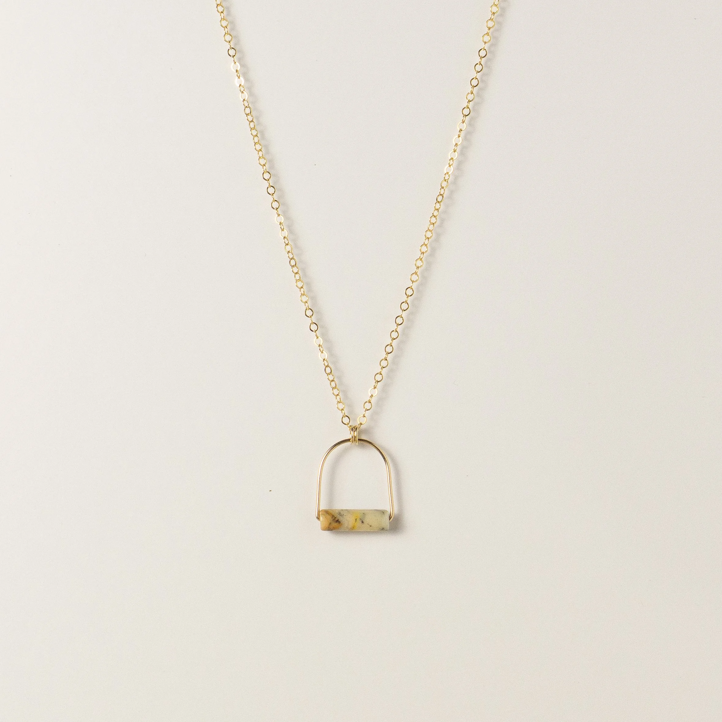 Tomales Pendant Necklace in Crazy Lace Agate