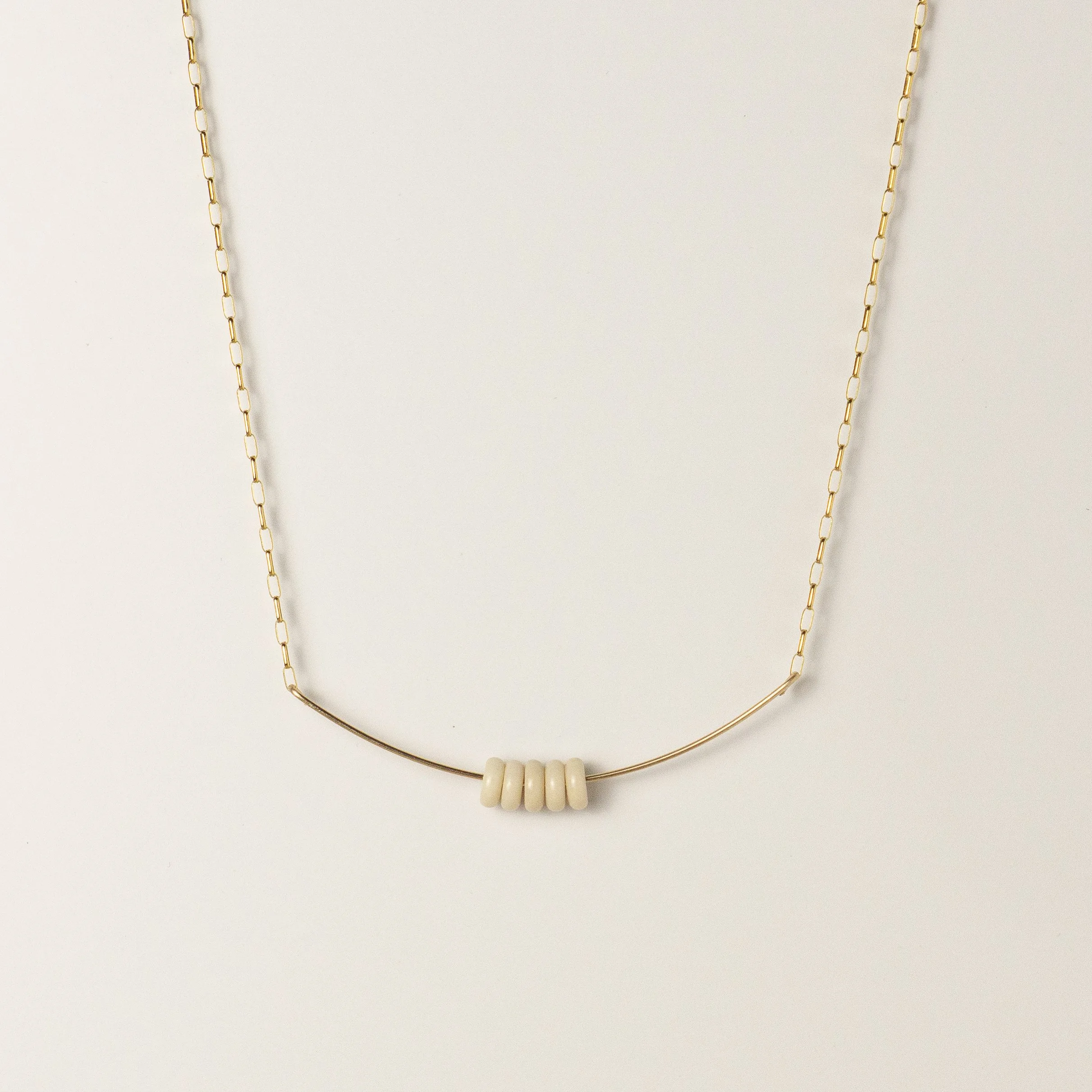 Sway Necklace in Fossil Jasper