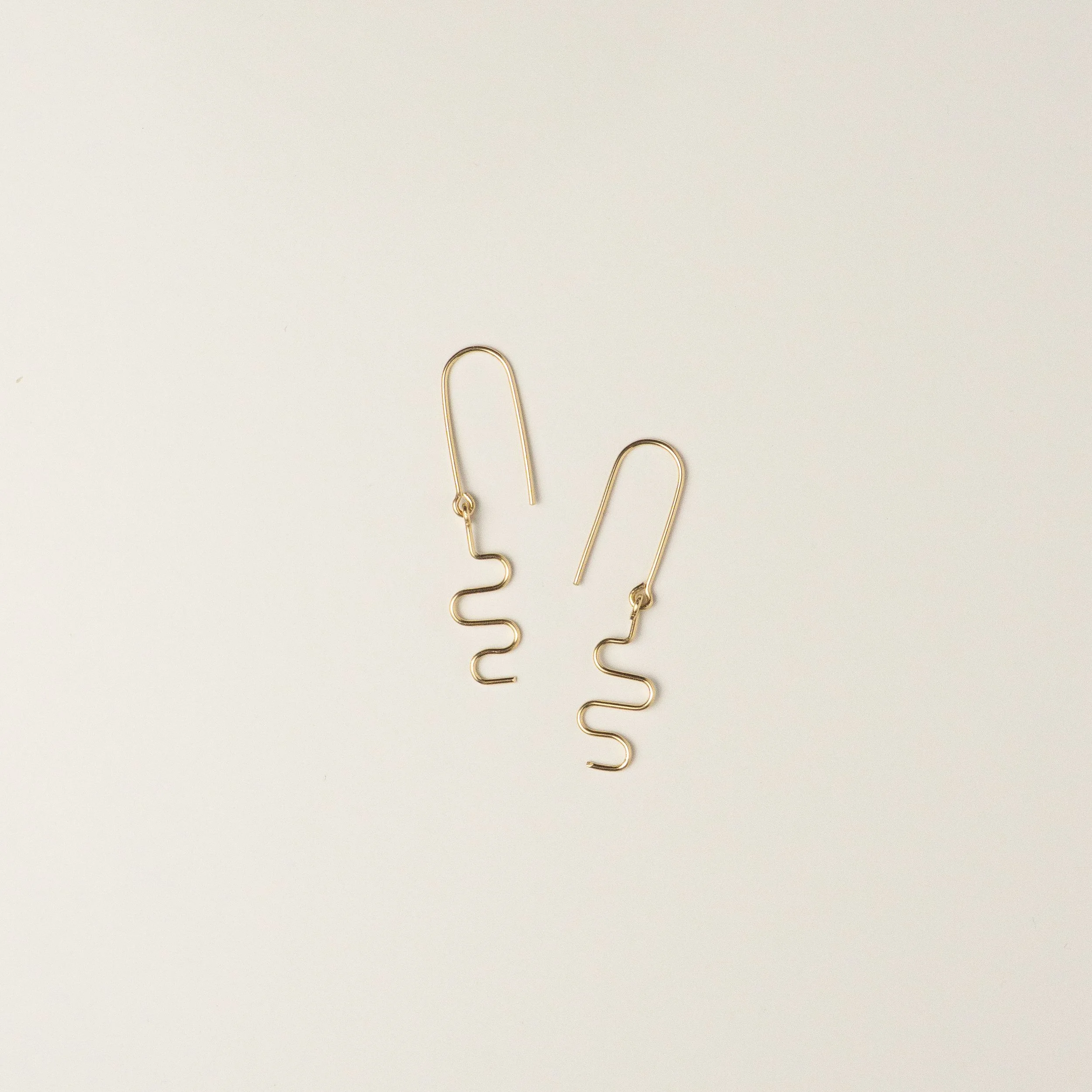 Alamere Gold Dangle Earrings