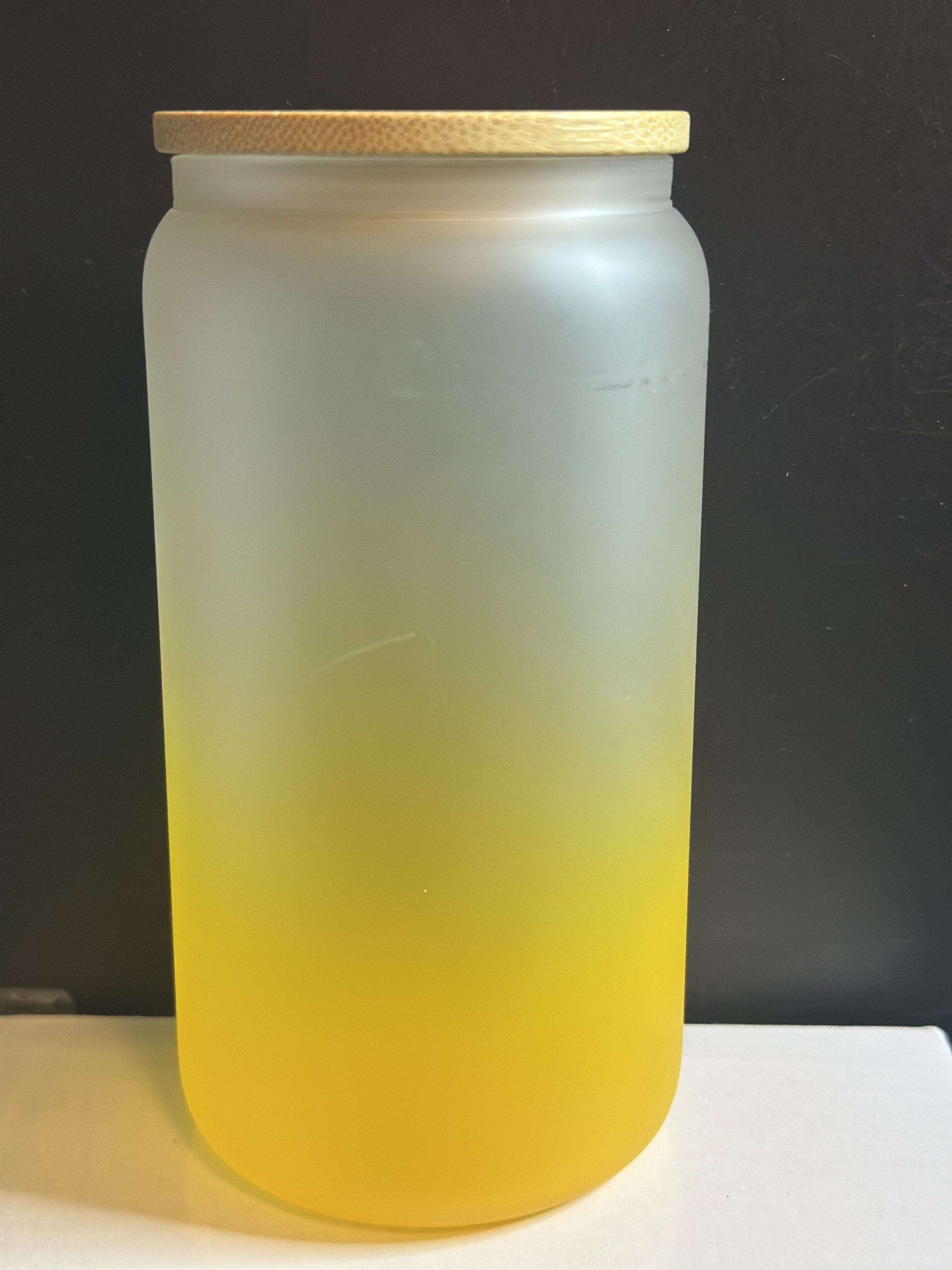 16 oz Ombre Glass Tumbler