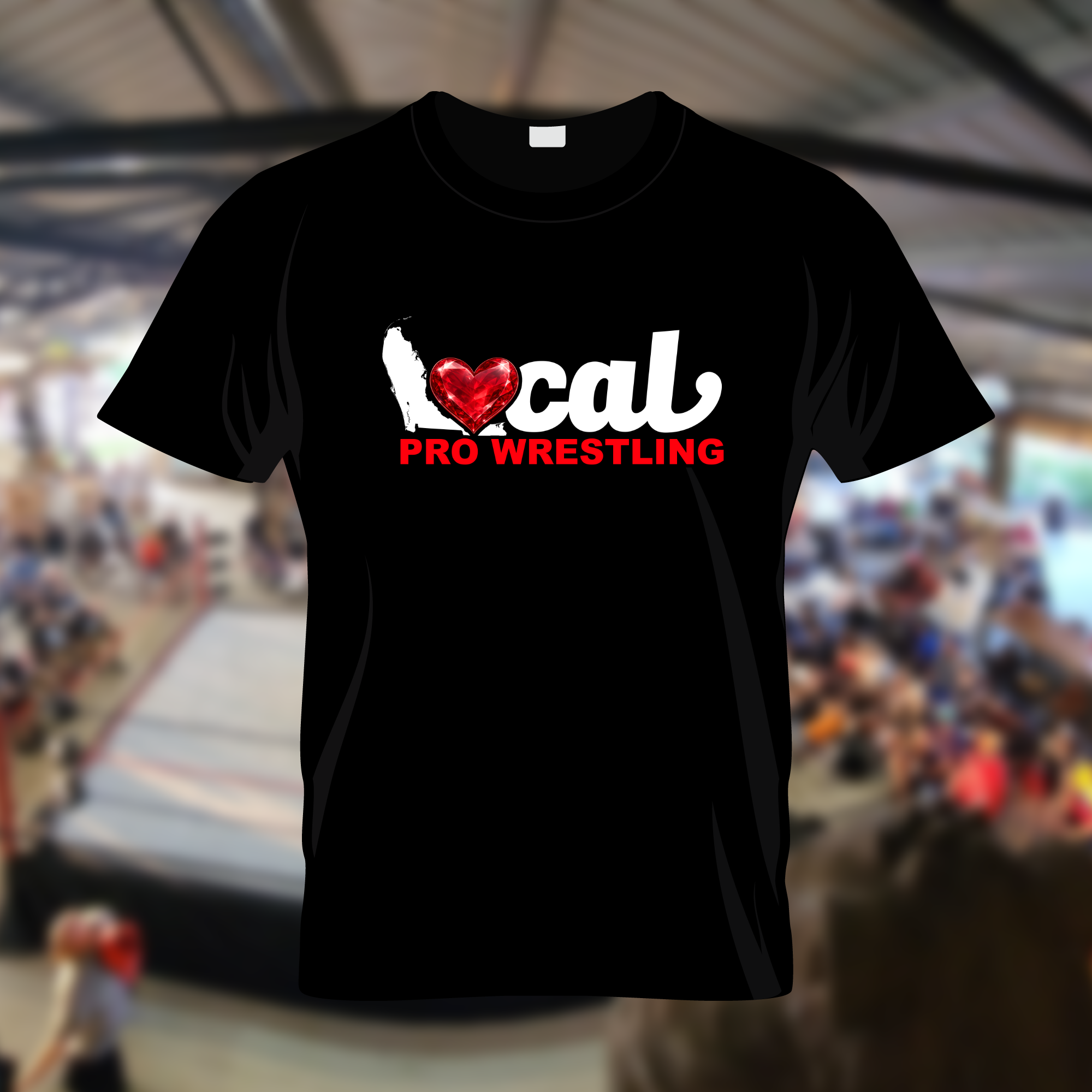 Local Pro Wrestling “Heart of the Fight” Tee