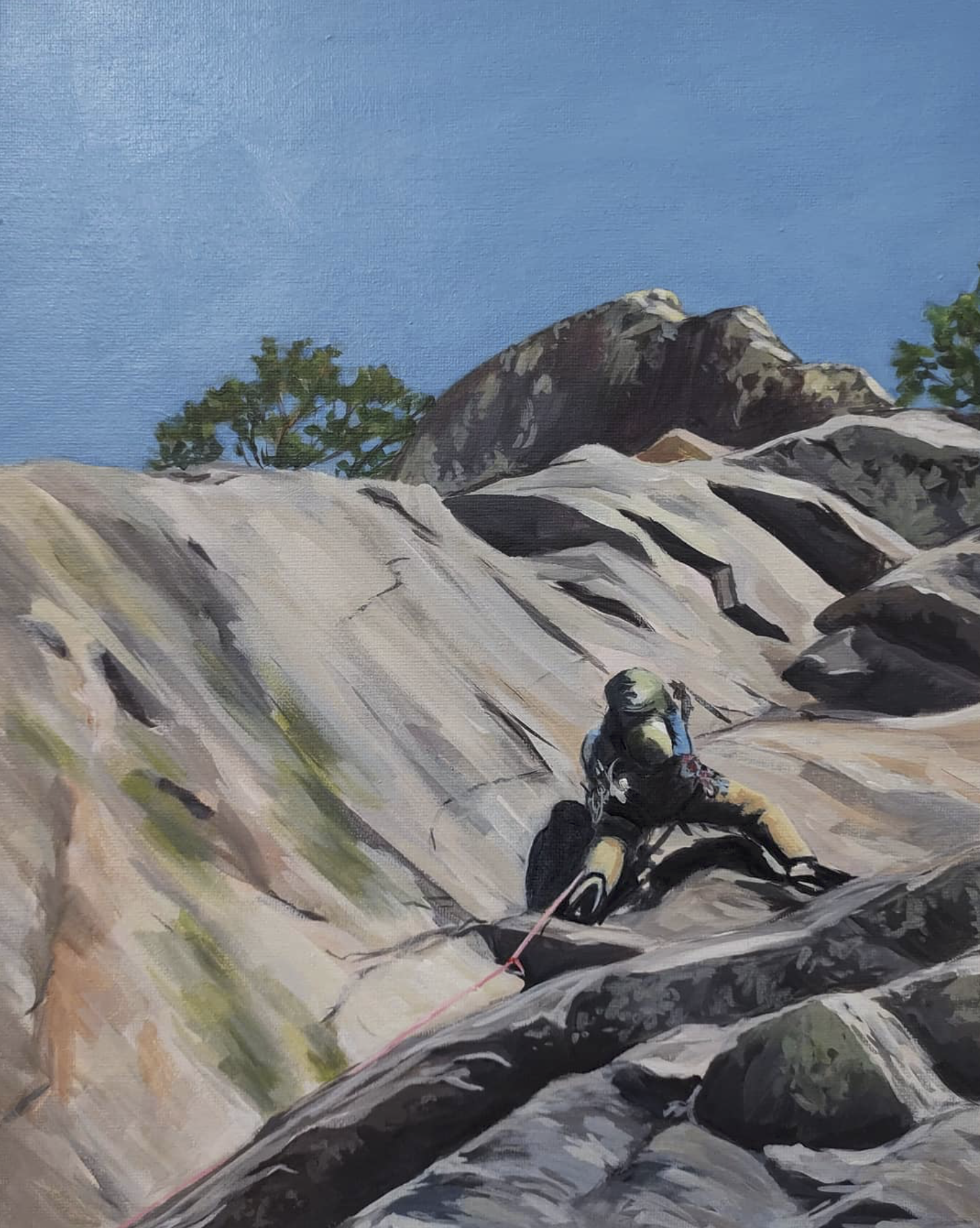 Rock Climber | Acrylic on Canvas 2019
