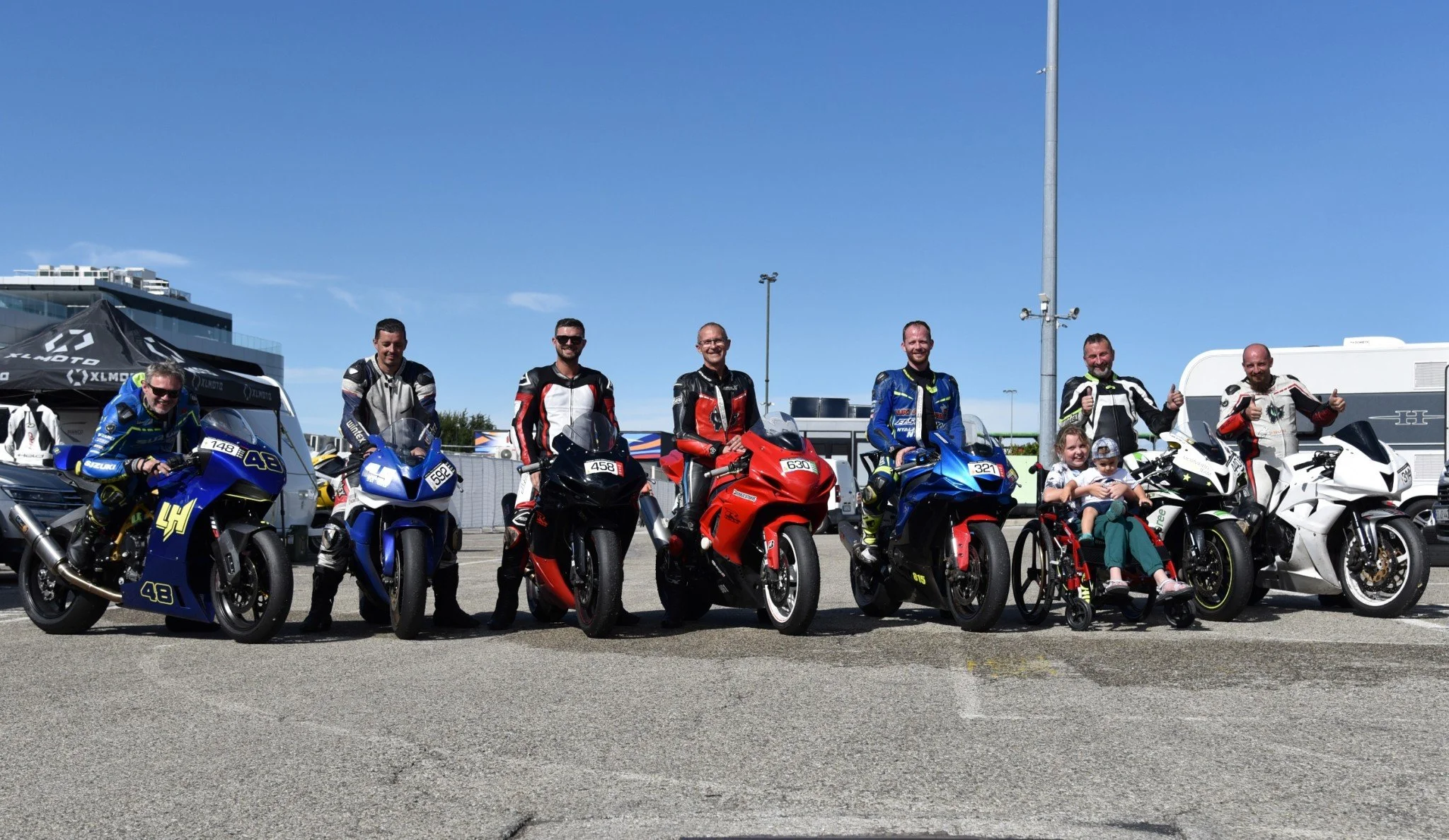 Rennstreckenbesuch Misano mit Freunden