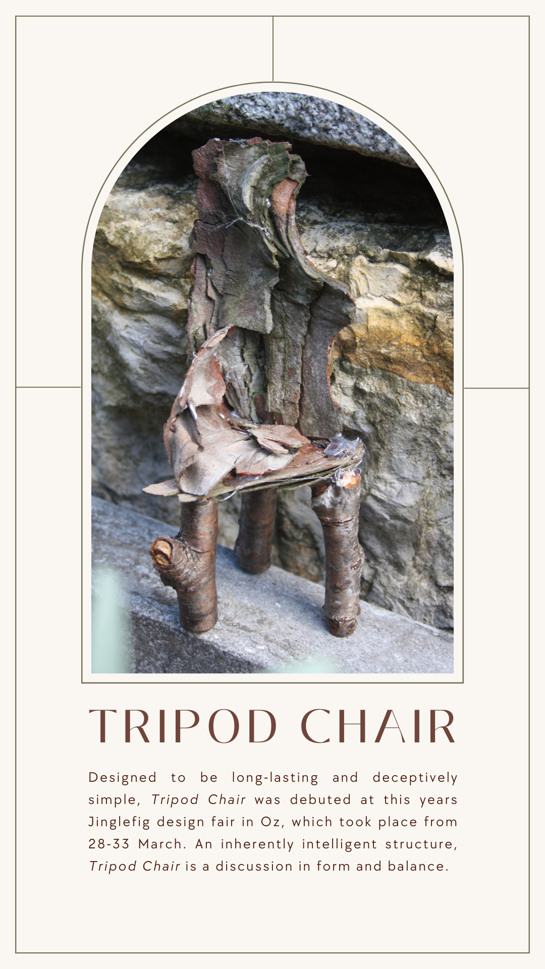 Bitterbell Chairs - Tripod Chair