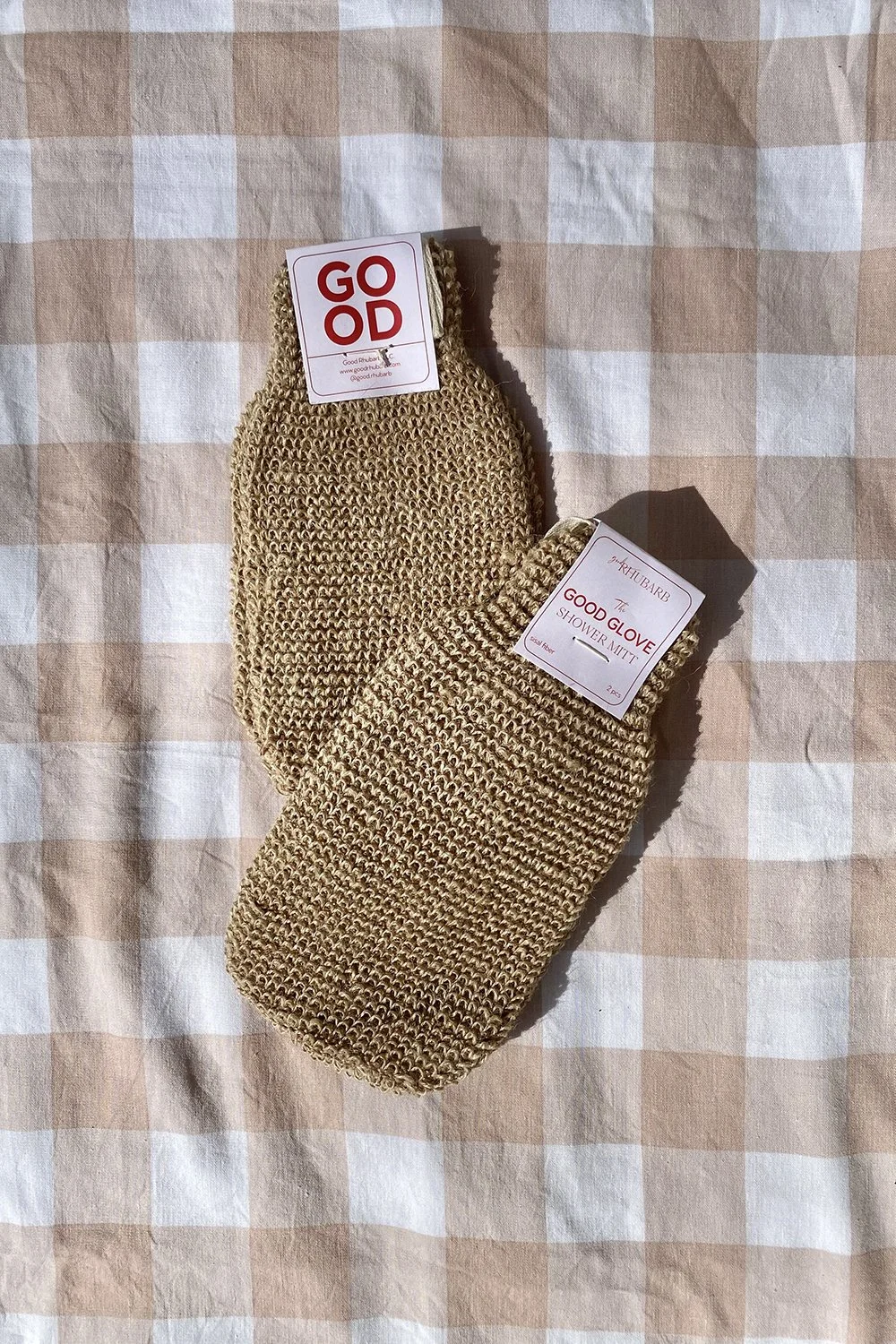Good_Glove_Shower_Mitt_2_Labeled_Flatly_Gingham_tablecloth_3.jpg